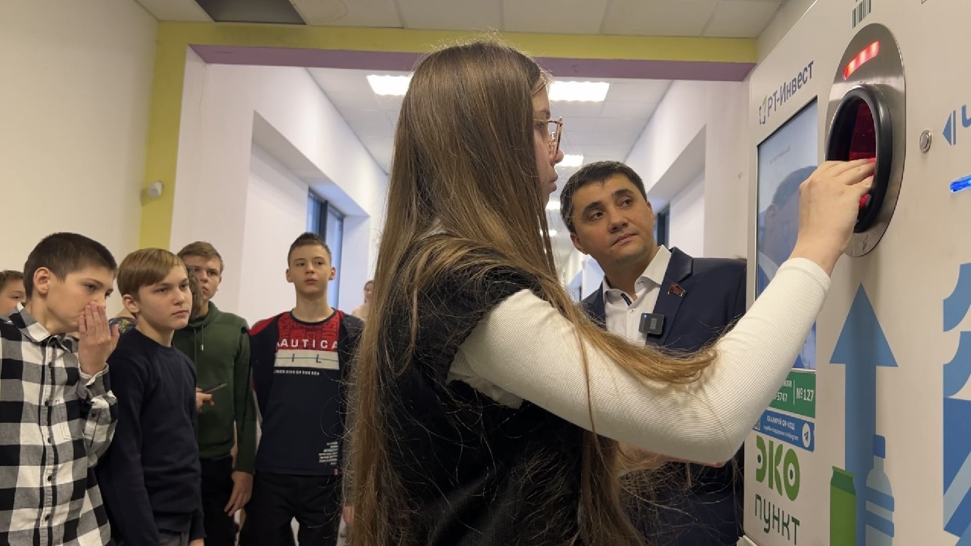 химки, образование, школа, дети, открытый урок, экология, переработка,