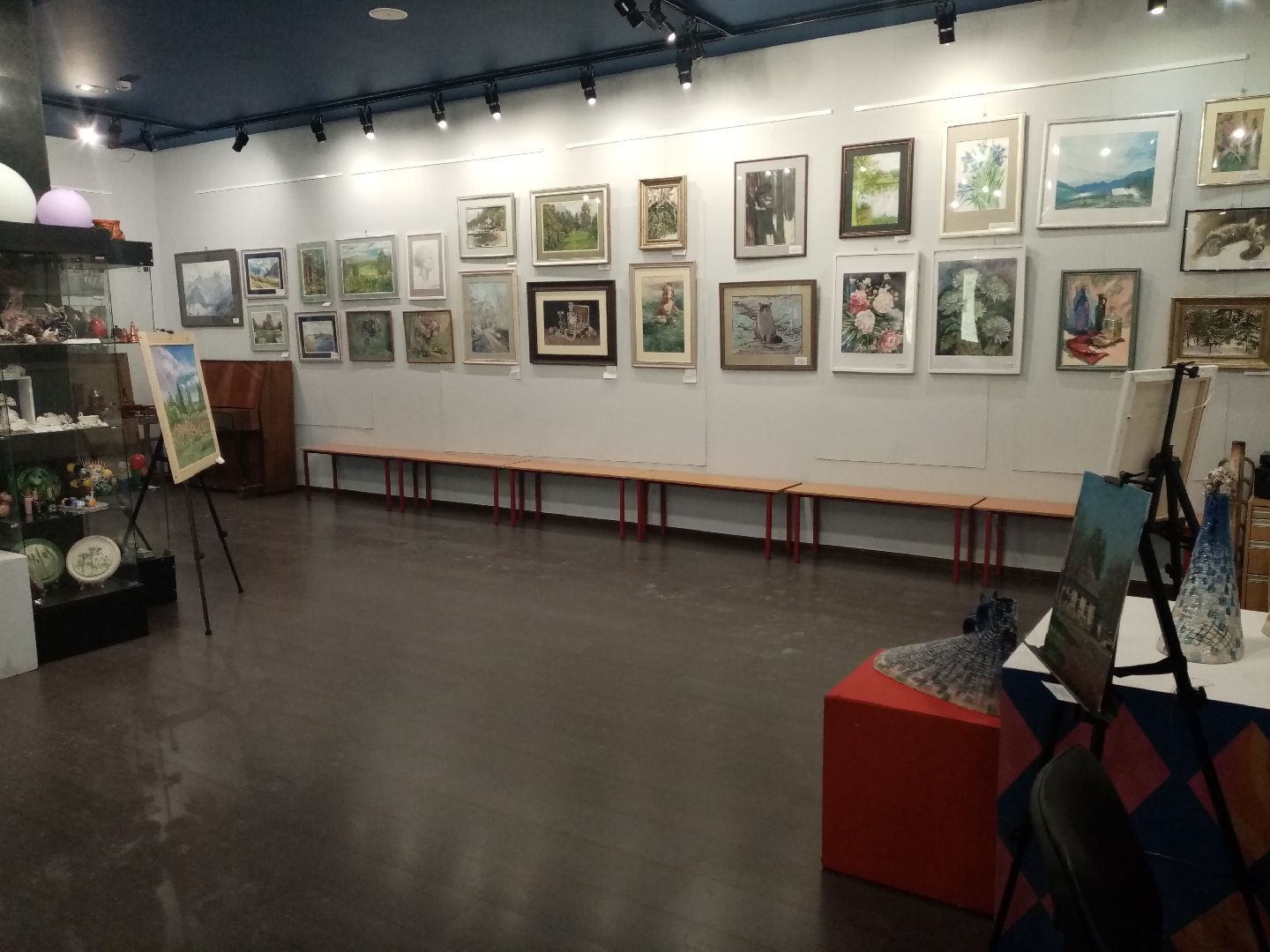 открытие выставки, искусство, художники, картины,