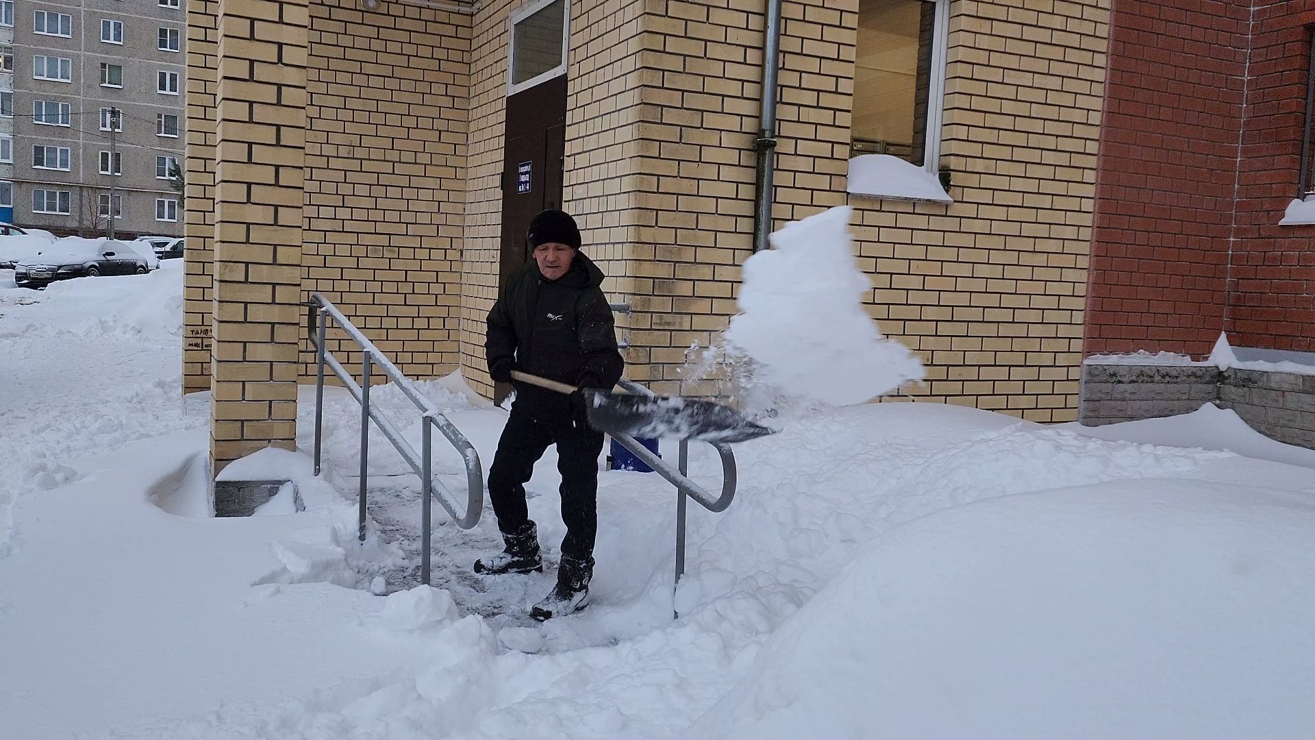 Егорьевск, Подмосковье, Уборка снега, московская область,
