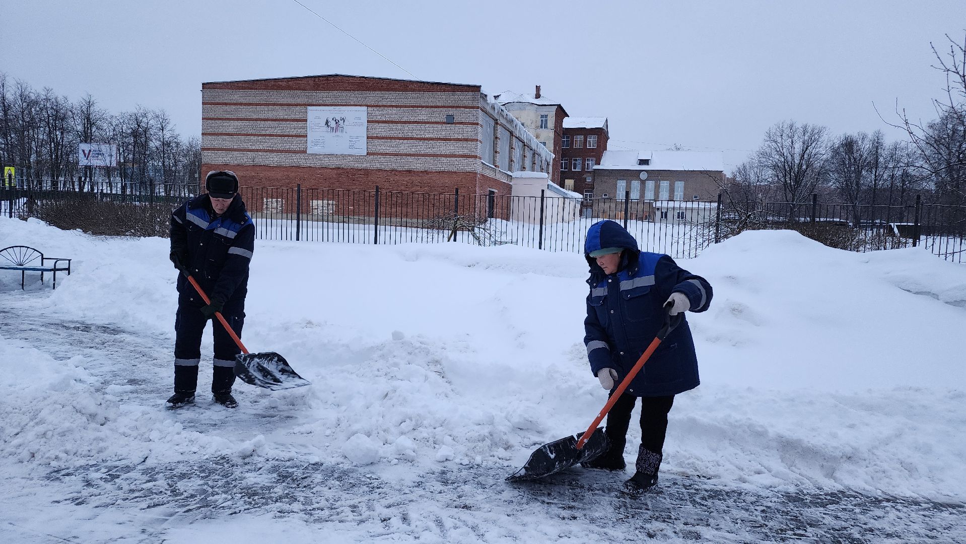 Егорьевск, Подмосковье, Уборка снега, московская область,