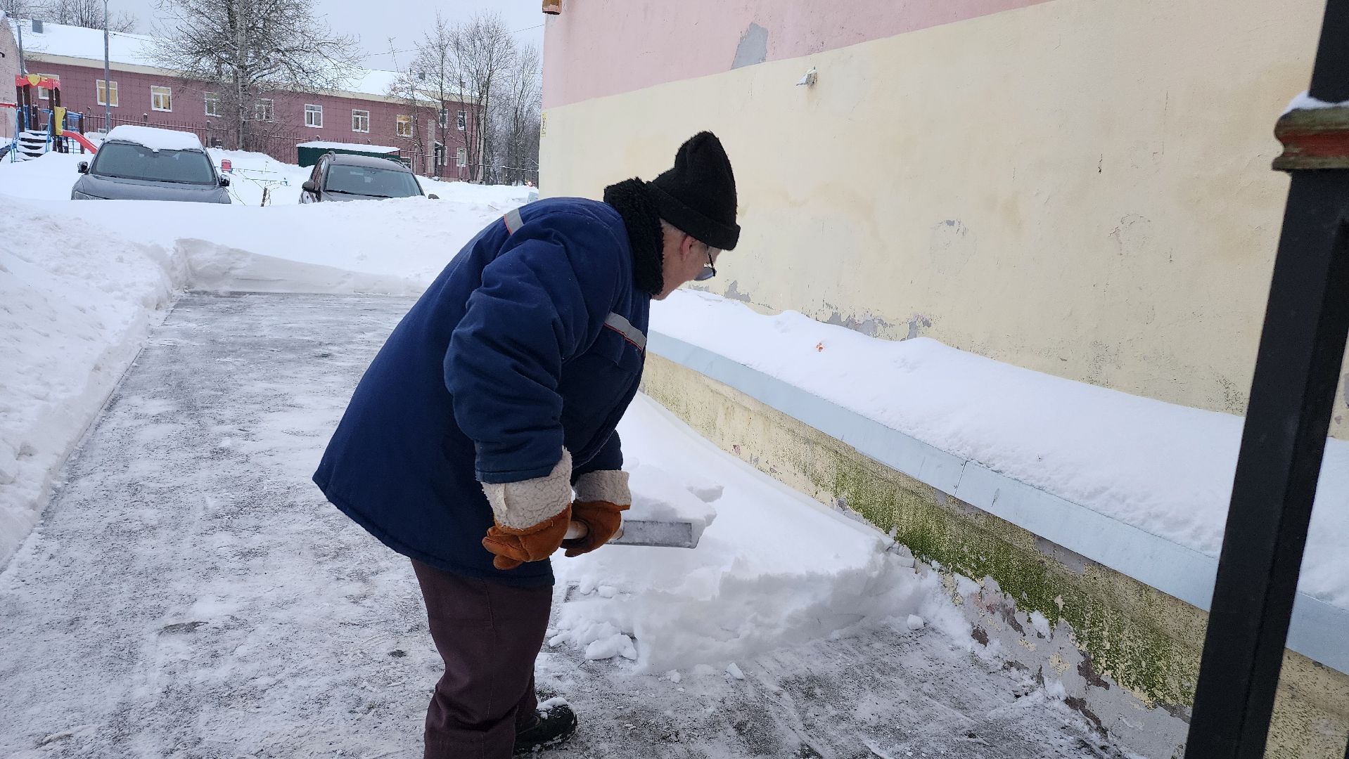 Егорьевск, Подмосковье, Уборка снега, московская область,