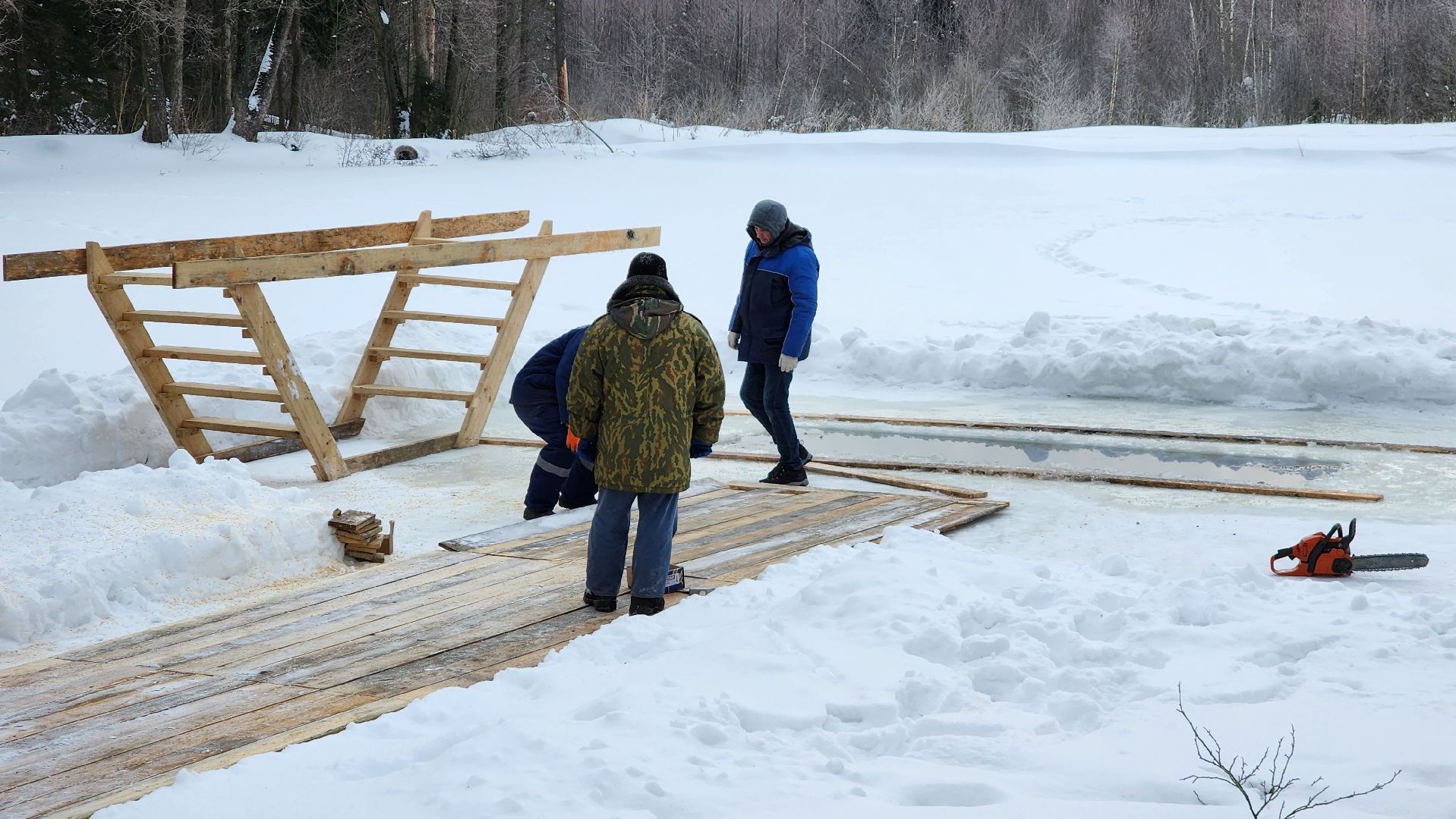 Крещение, Егореьвск, княжеский пруд, Подмосковье, Московская область,