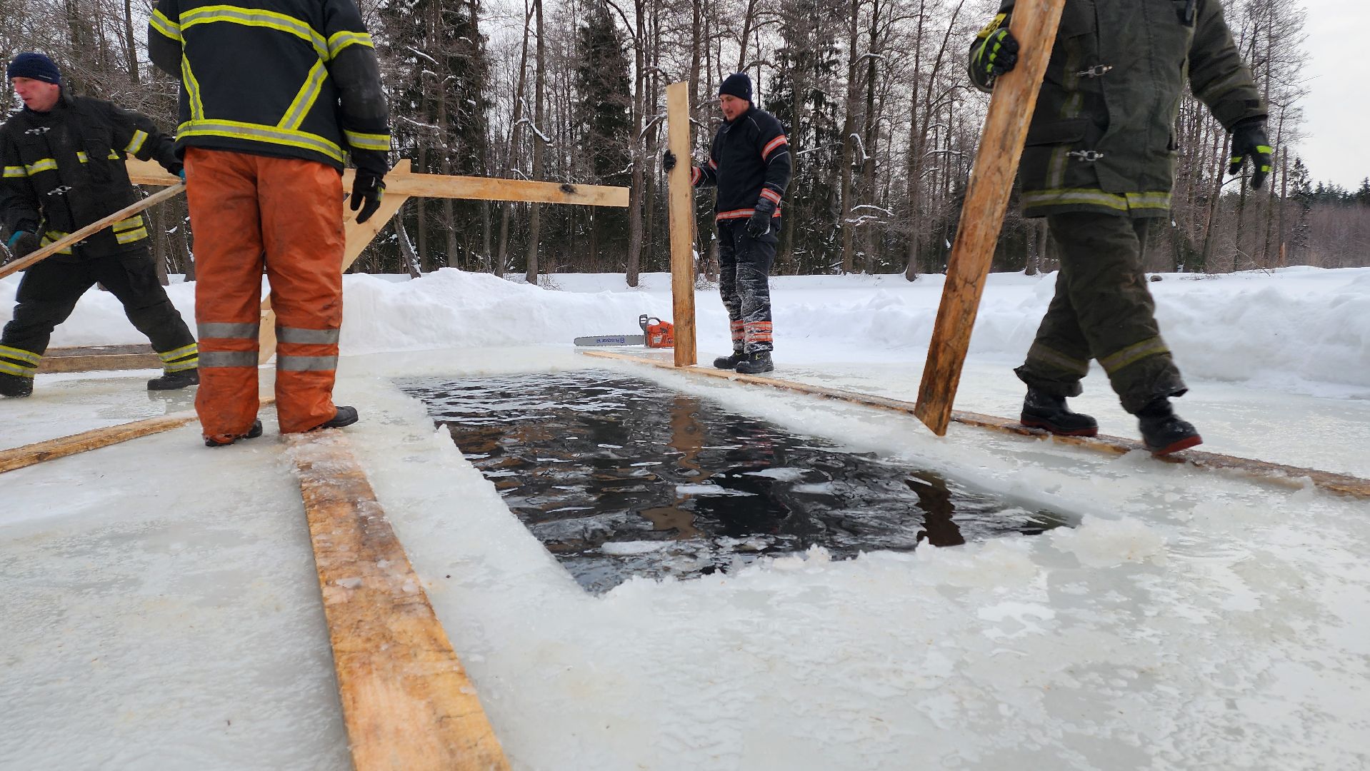 Крещение, Егореьвск, княжеский пруд, Подмосковье, Московская область,