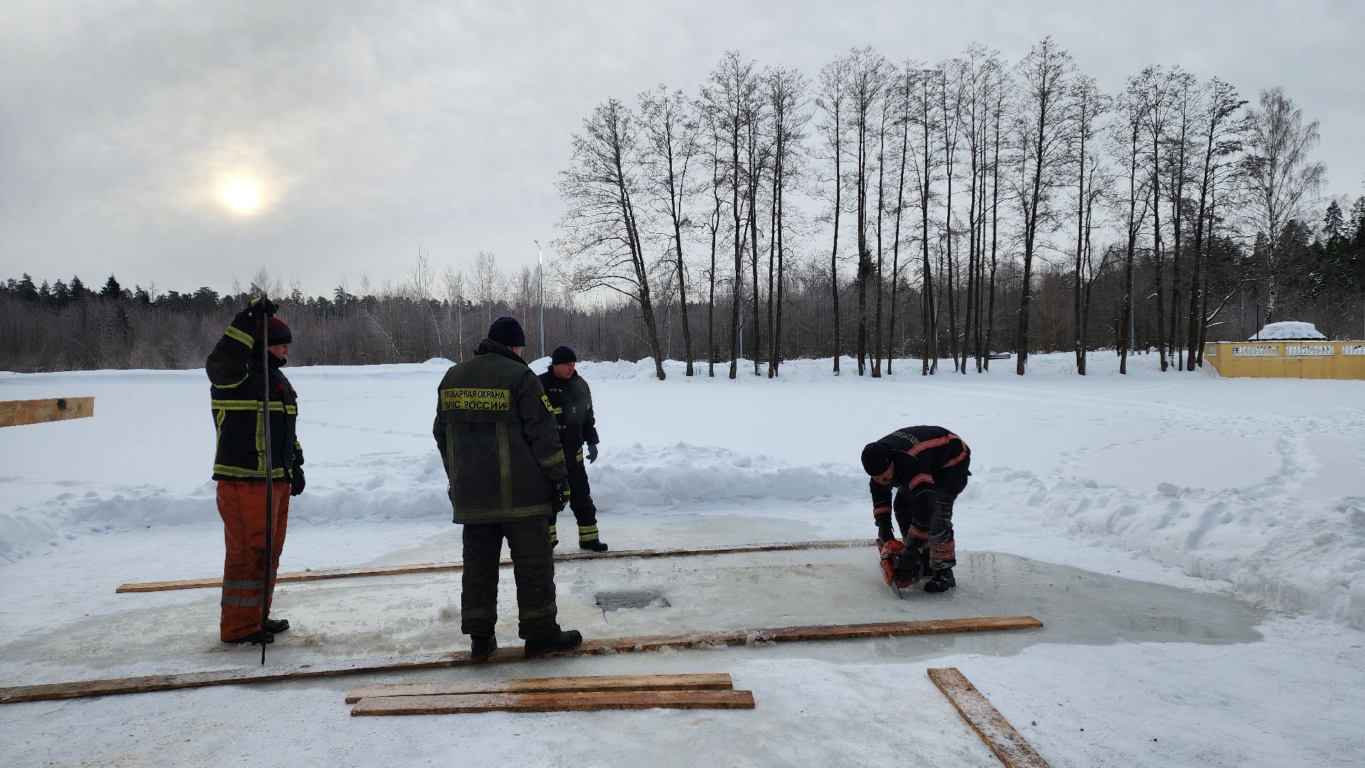 Крещение, Егореьвск, княжеский пруд, Подмосковье, Московская область,