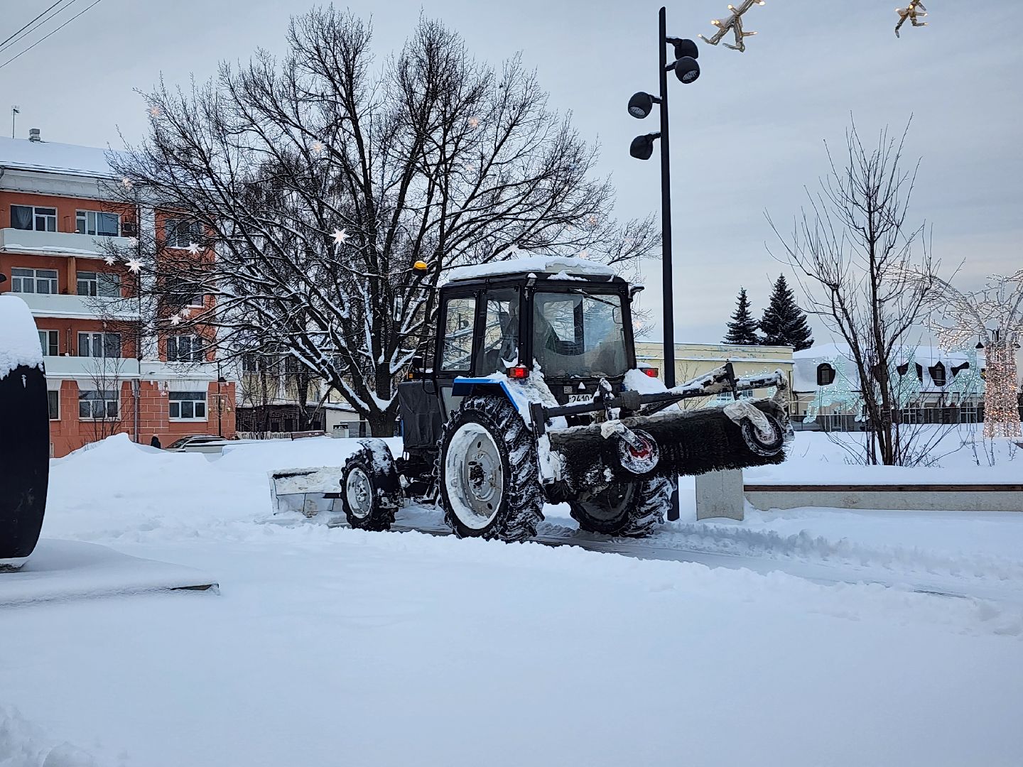 снегопад, уборка снега, коммунальные службы, Ногинск, Богородский городской округ,
