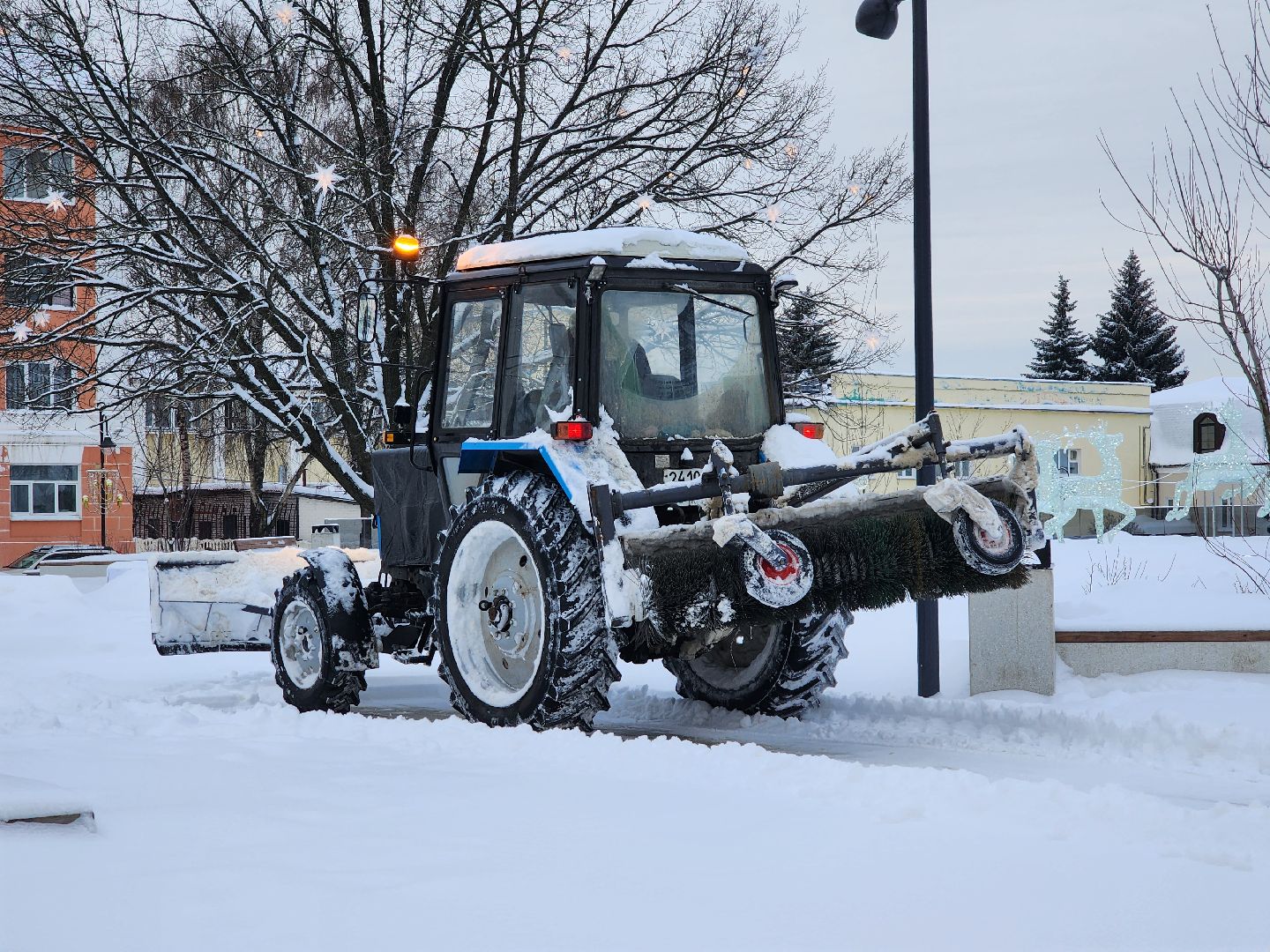 снегопад, уборка снега, коммунальные службы, Ногинск, Богородский городской округ,