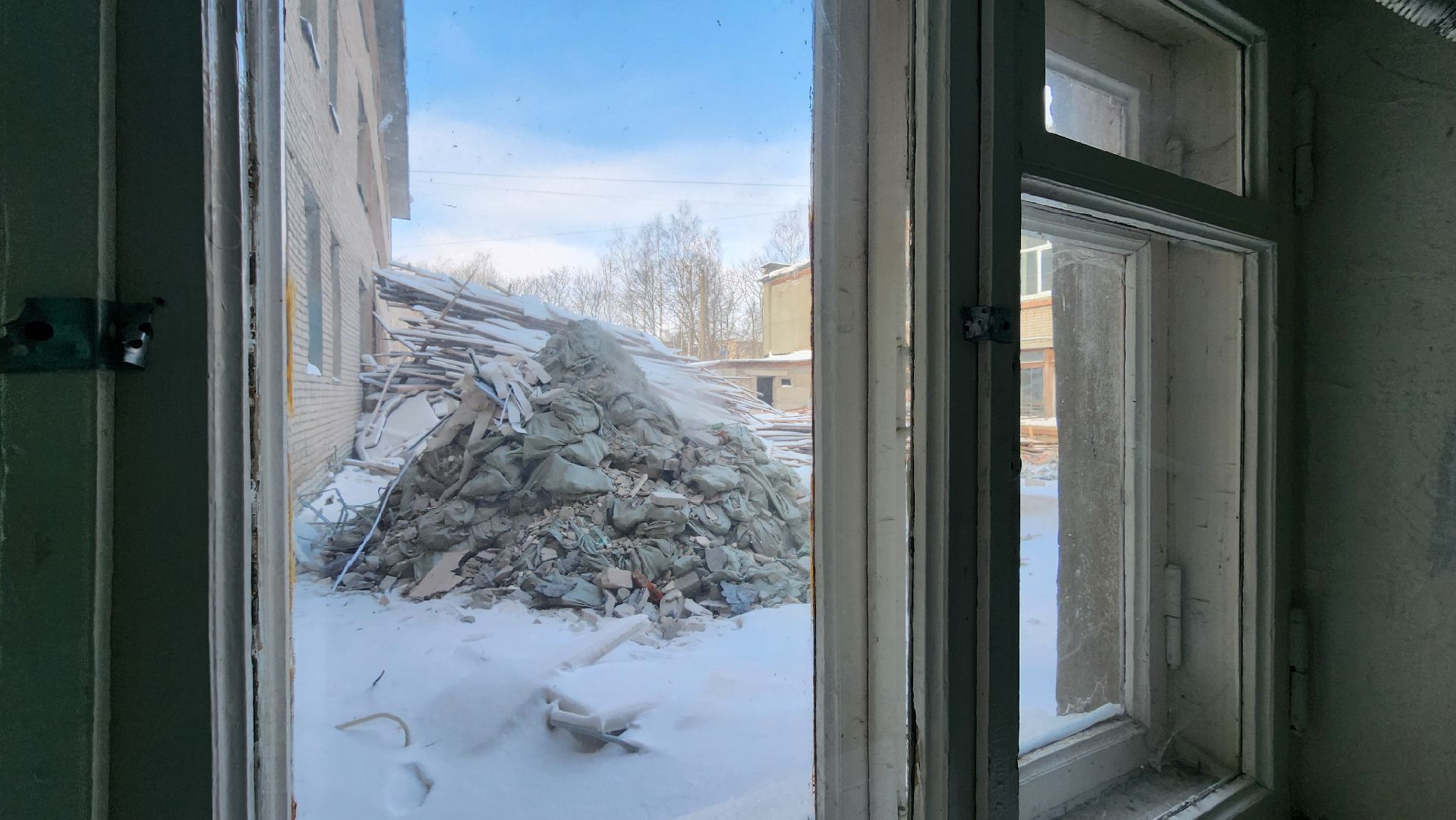 кашира, ожерелье, школа 10, капремонт школы, демонтажные работы,