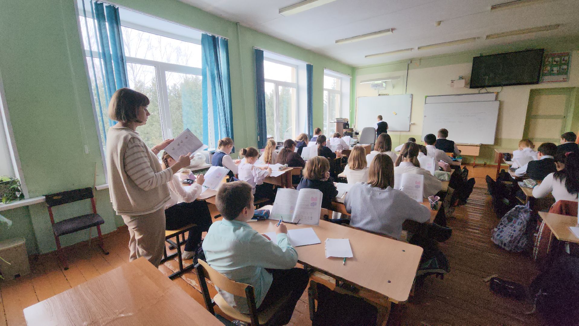 кашира, ожерелье, школа 10, капремонт школы, демонтажные работы,