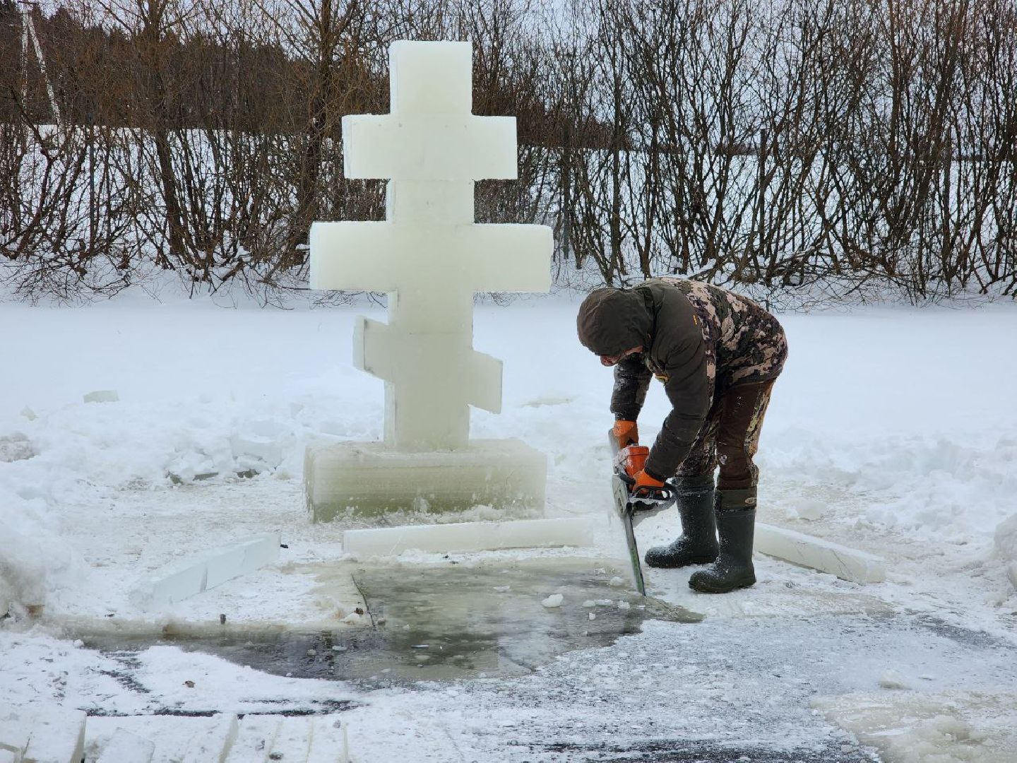 можайск, можайский городской округ, подмосковье, крещение, крещенские купания, купель, МЧС, проверка, люди, бесплатные автобусы, жители, православный праздник,