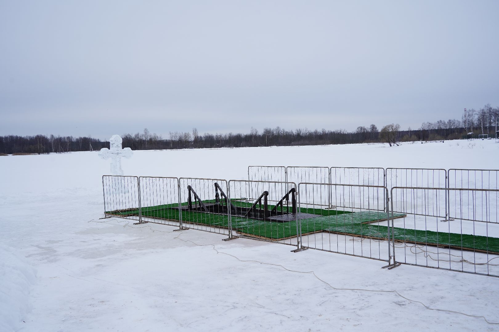 Крещение, купель, Рошаль, озеро, Юбилейное, православие, праздник, Большая Шатура,
