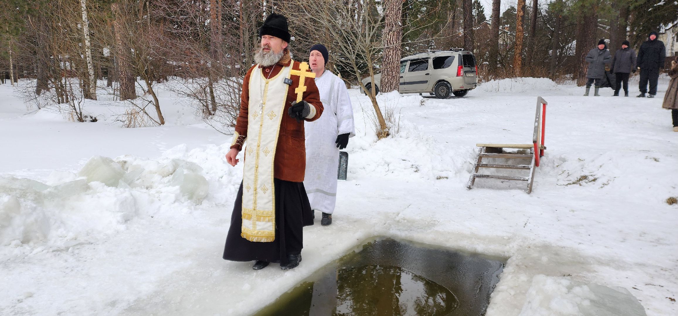 раменское, общество, православный праздник, крещение господне, освящение купели на Кратовском озере,