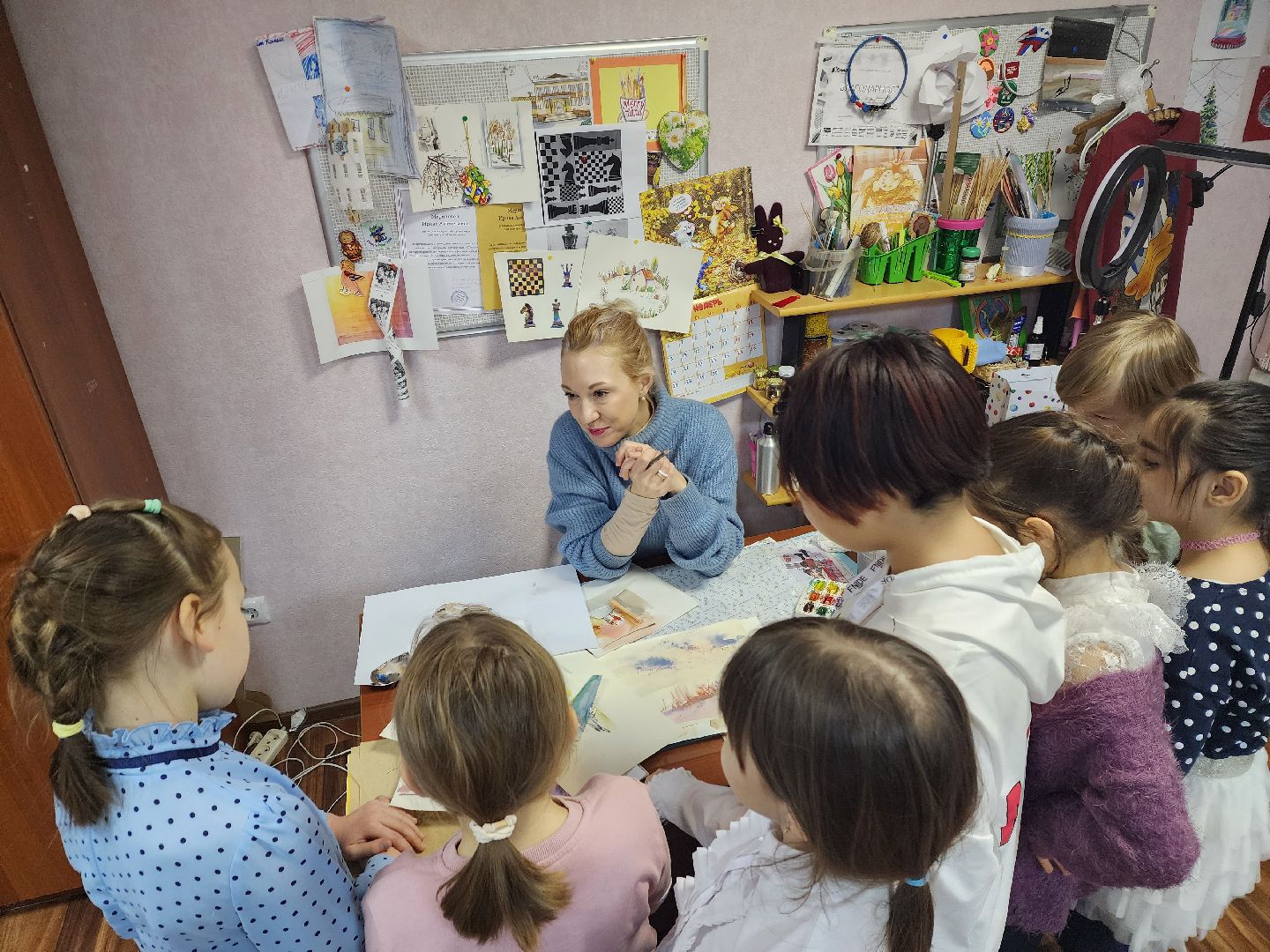 пушкино, живопись, творческая студия, художница,