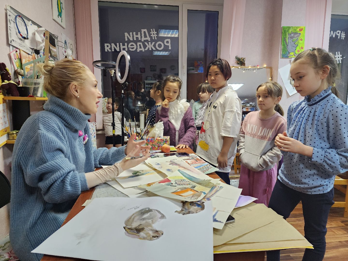 пушкино, живопись, творческая студия, художница,