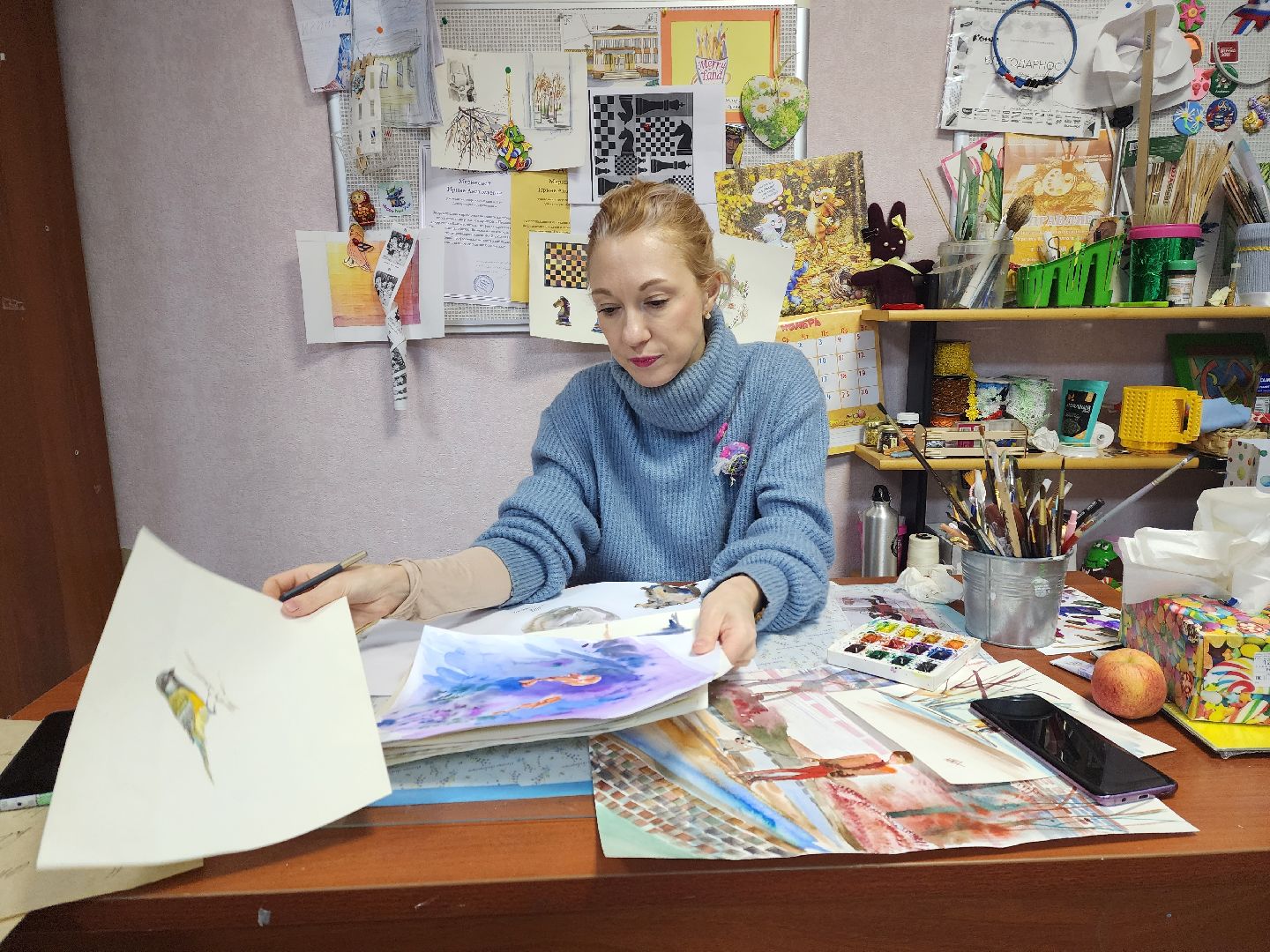 пушкино, живопись, творческая студия, художница,