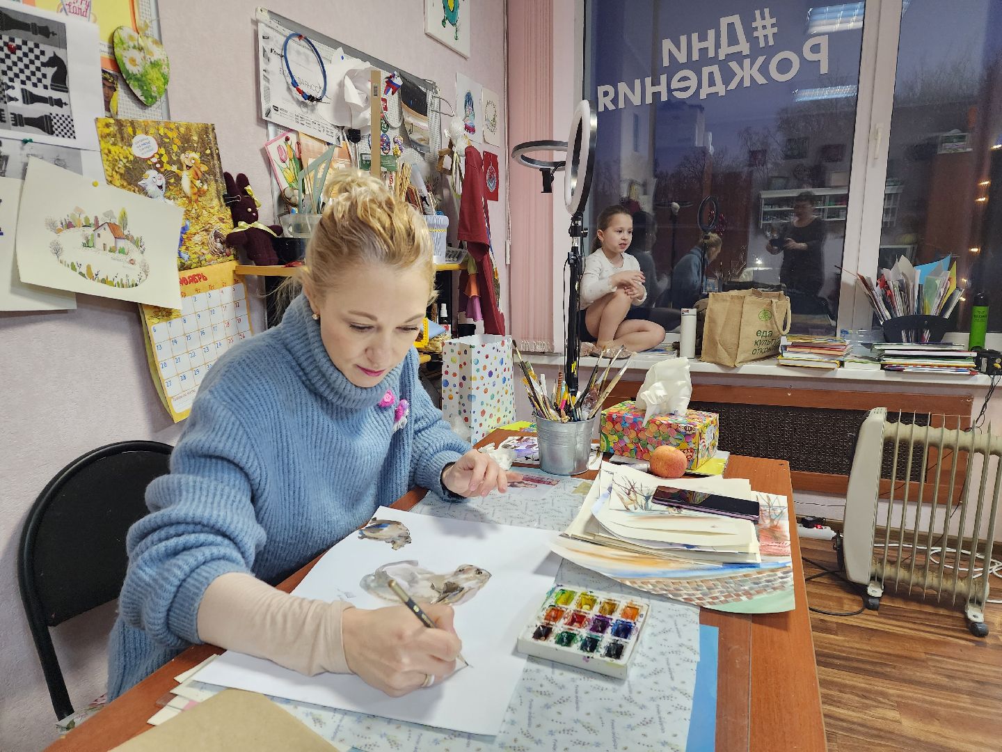 пушкино, живопись, творческая студия, художница,