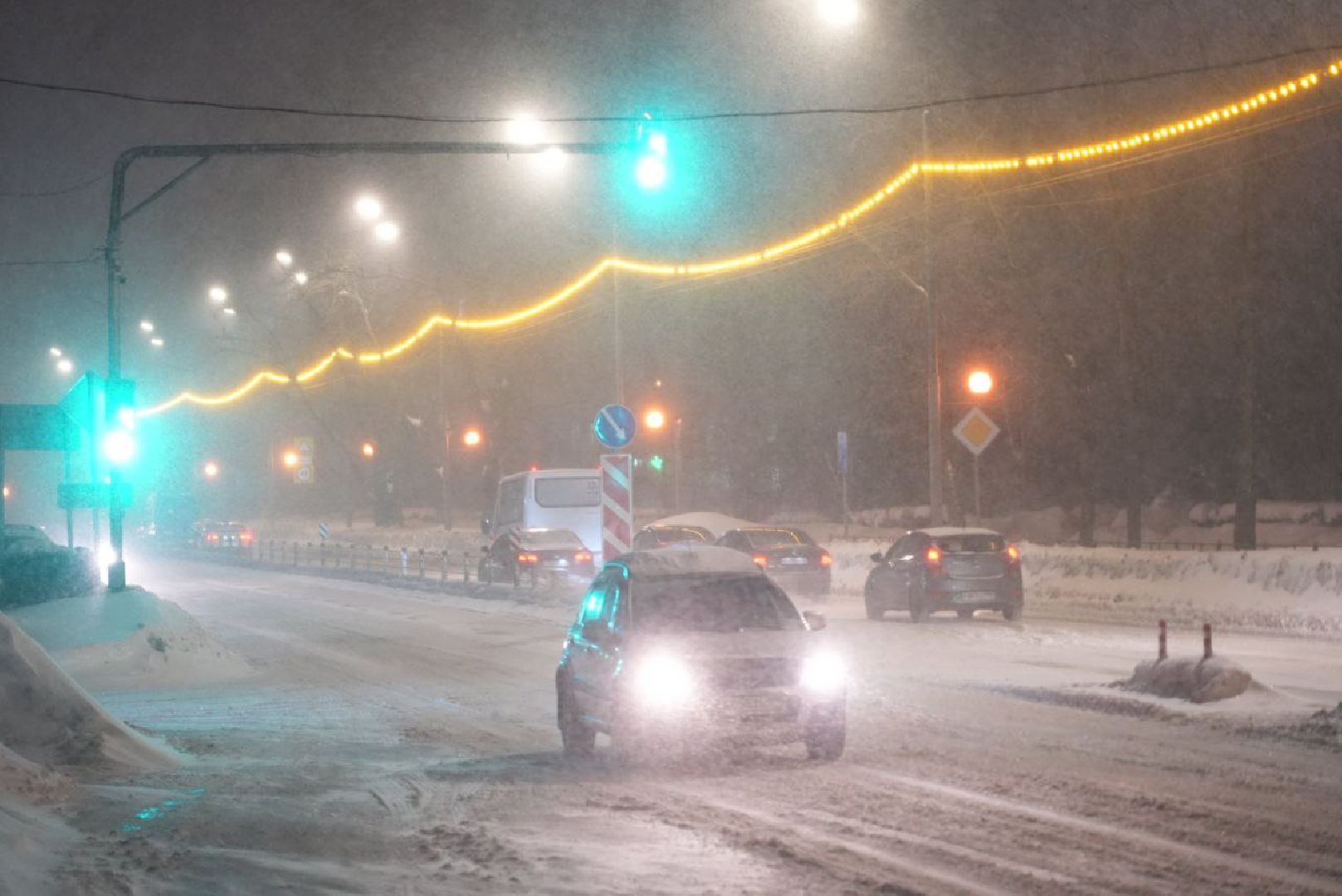 Сергиев Посад, Погода, Снегопад, Метель, Крещение, Дождь, Мокрый снег,