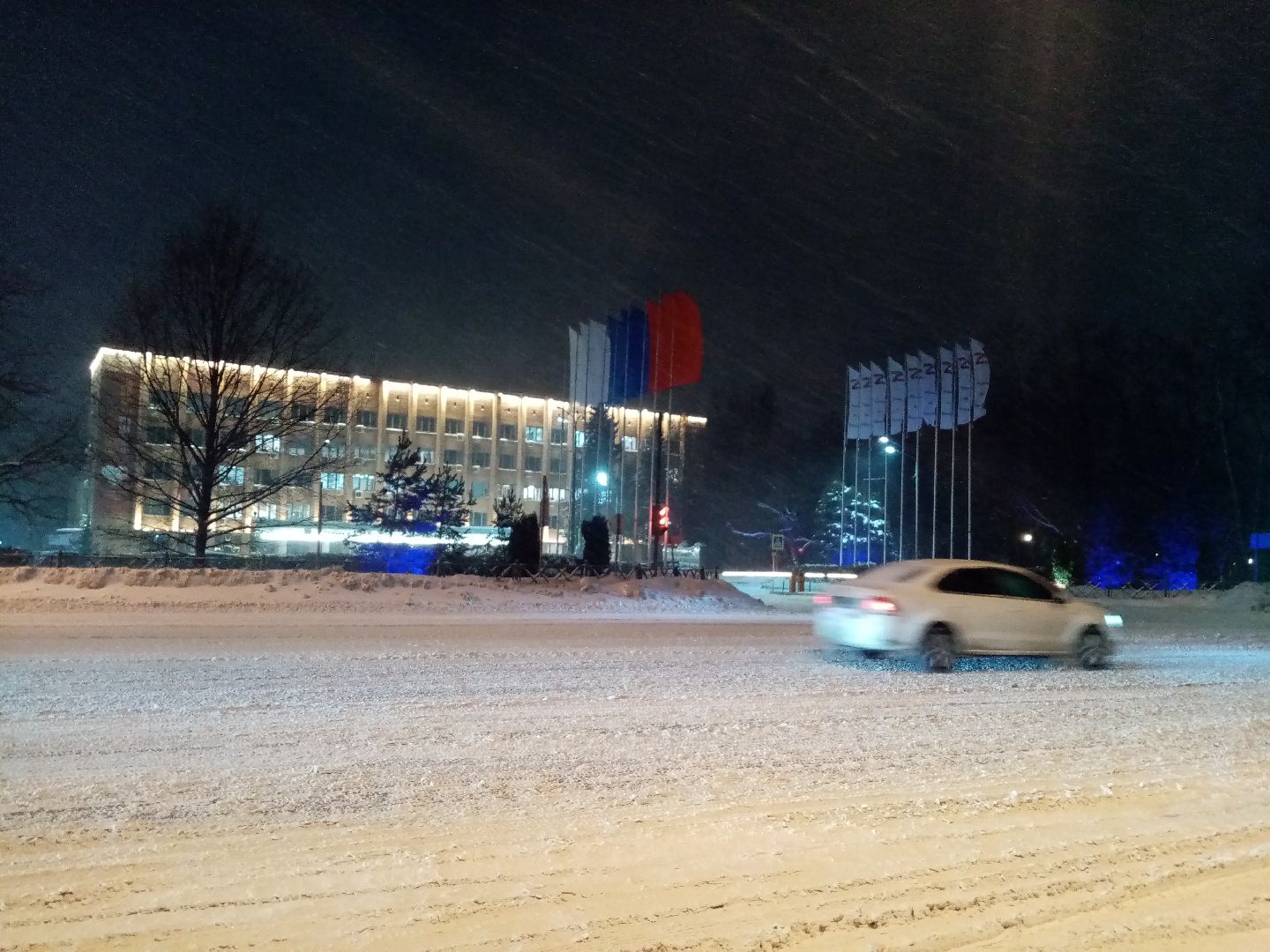 снежный шторм, непогода, природные аномалии,