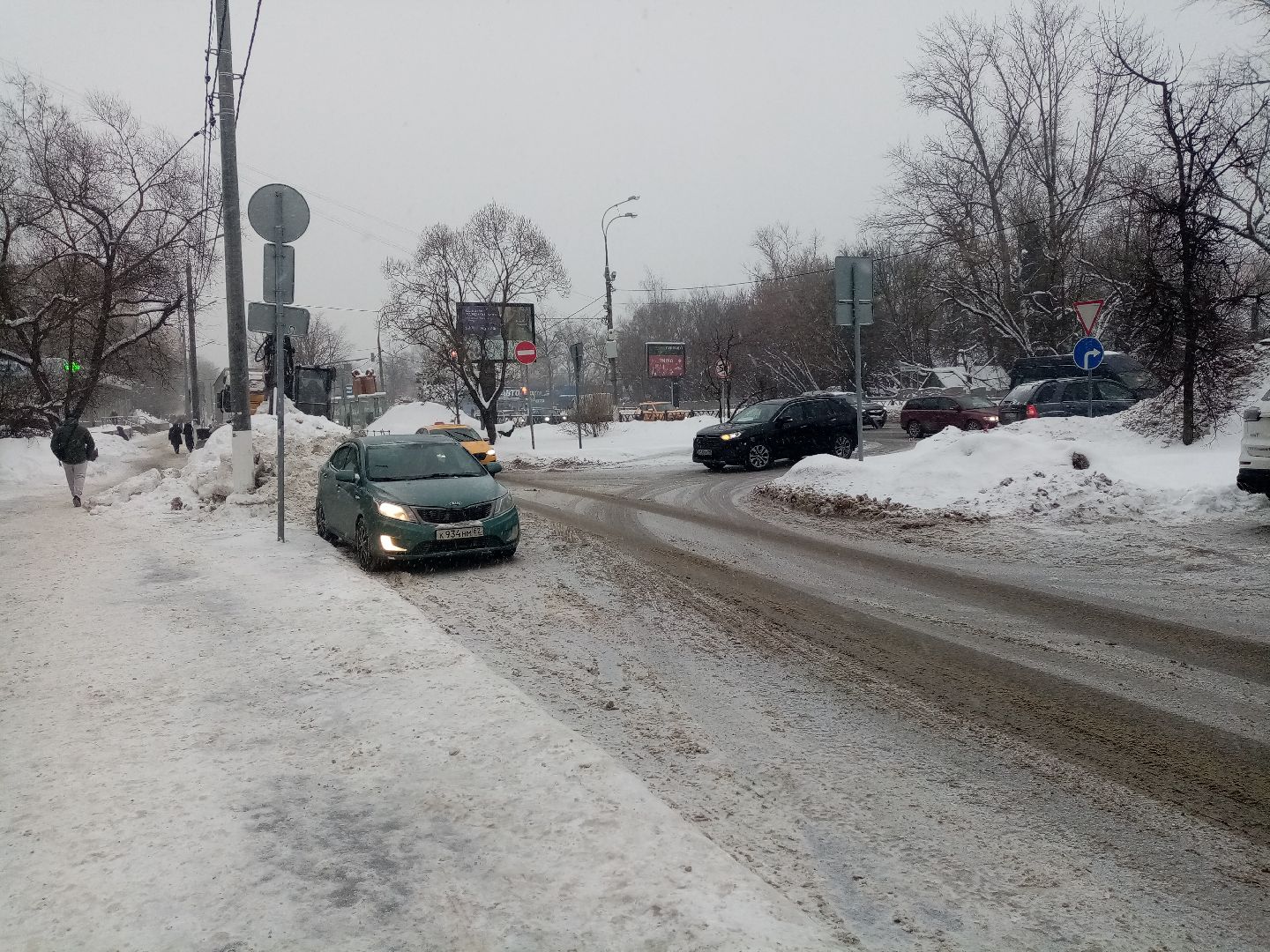 снежный шторм, непогода, природные аномалии,