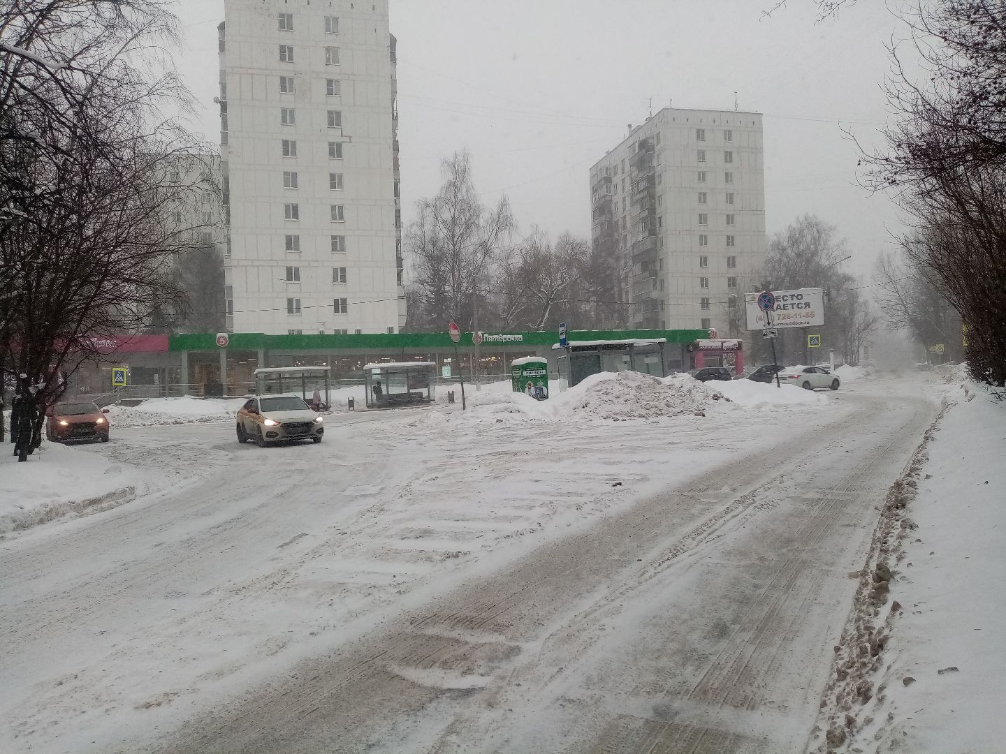 снежный шторм, непогода, природные аномалии,