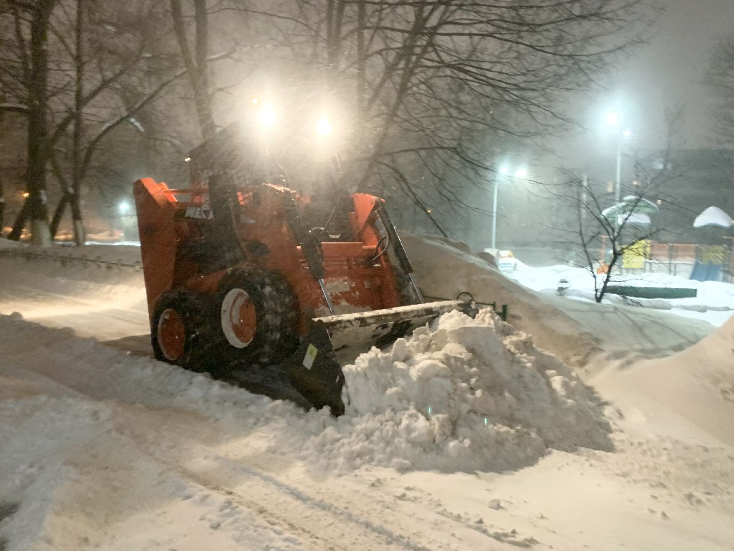 Балашиха, Подмосковье, Снегопад, дорожные службы, коммунальные службы,
