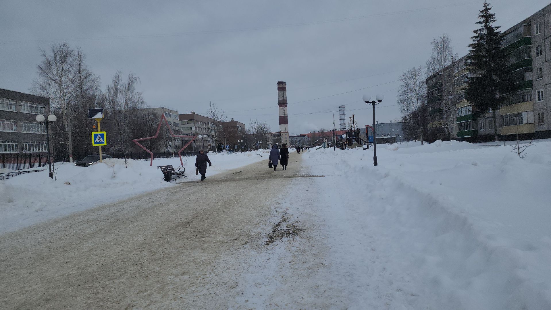 городского округ павловский посад, Электрогорск, Люди, Уборка, снегопад, жкх,