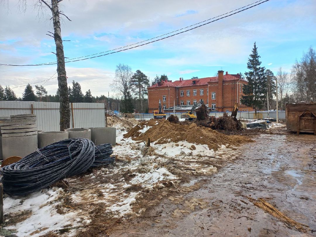 строительство, школа, пристройка