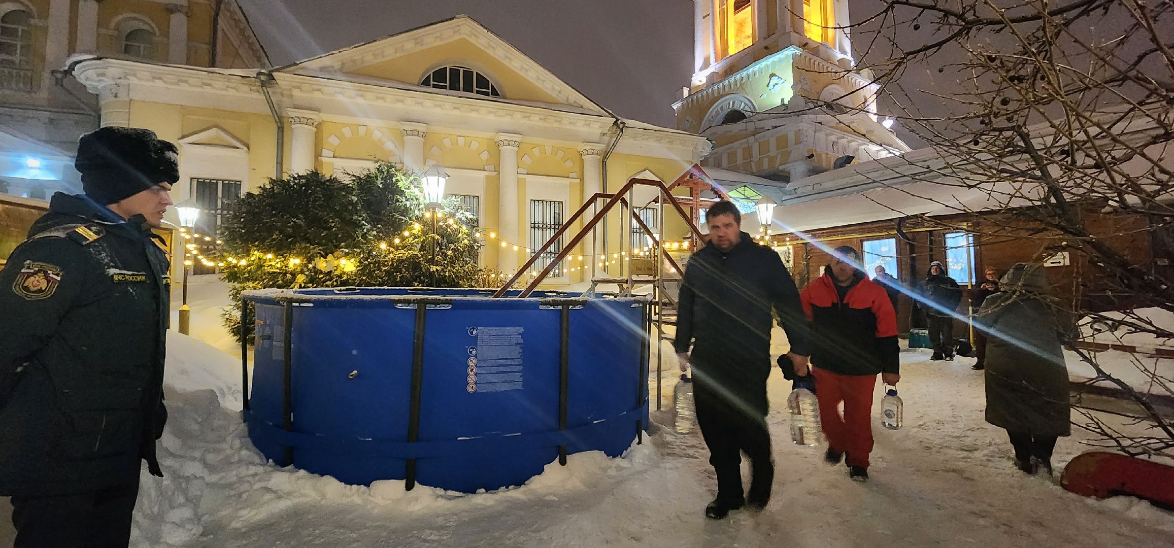 Коломна, крещение господне, купель, крещенские купания,