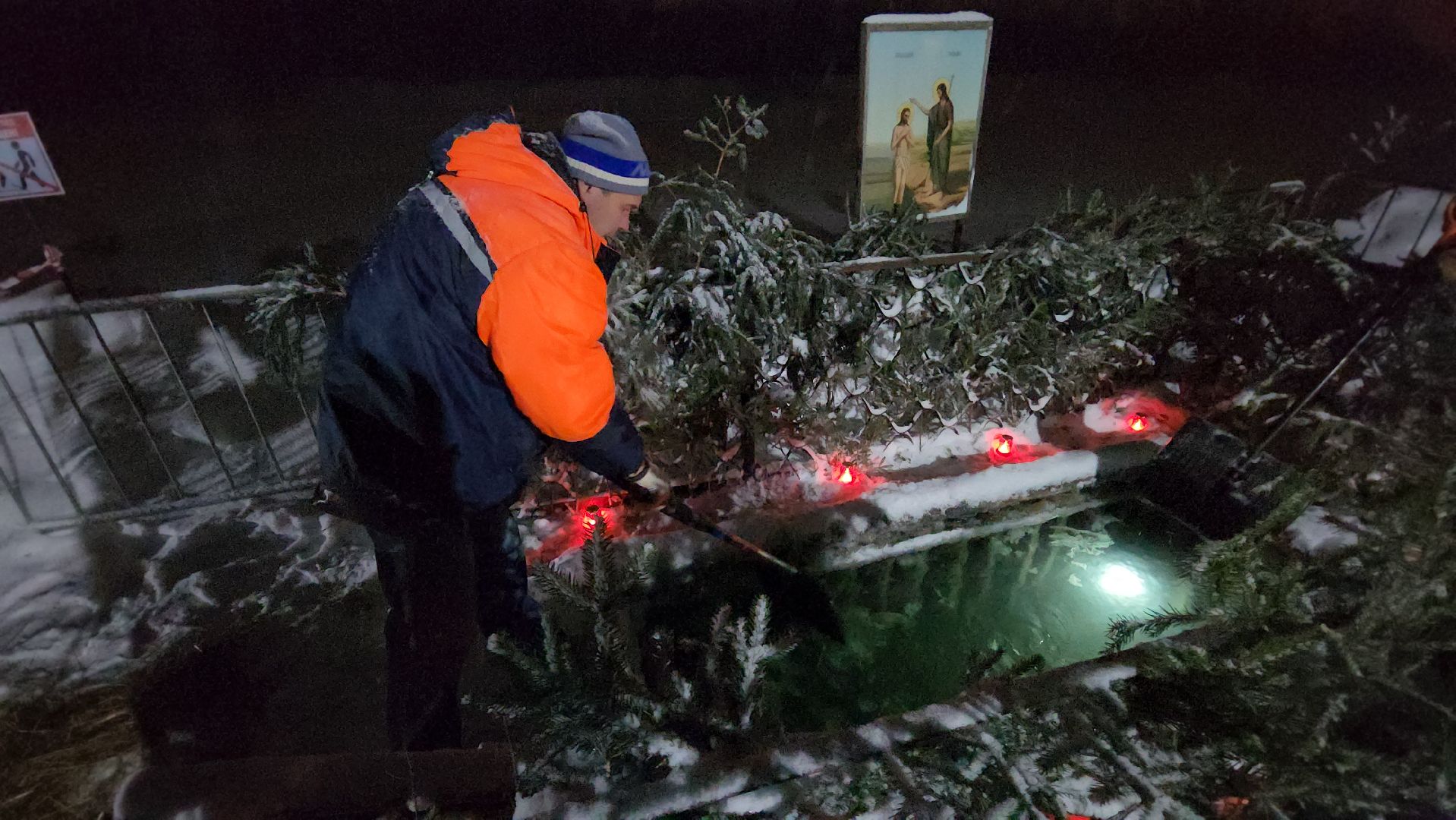 крещение господне, крещенские купания, прорубь, Руза, рузский городской округ, московская область, подмосковье,
