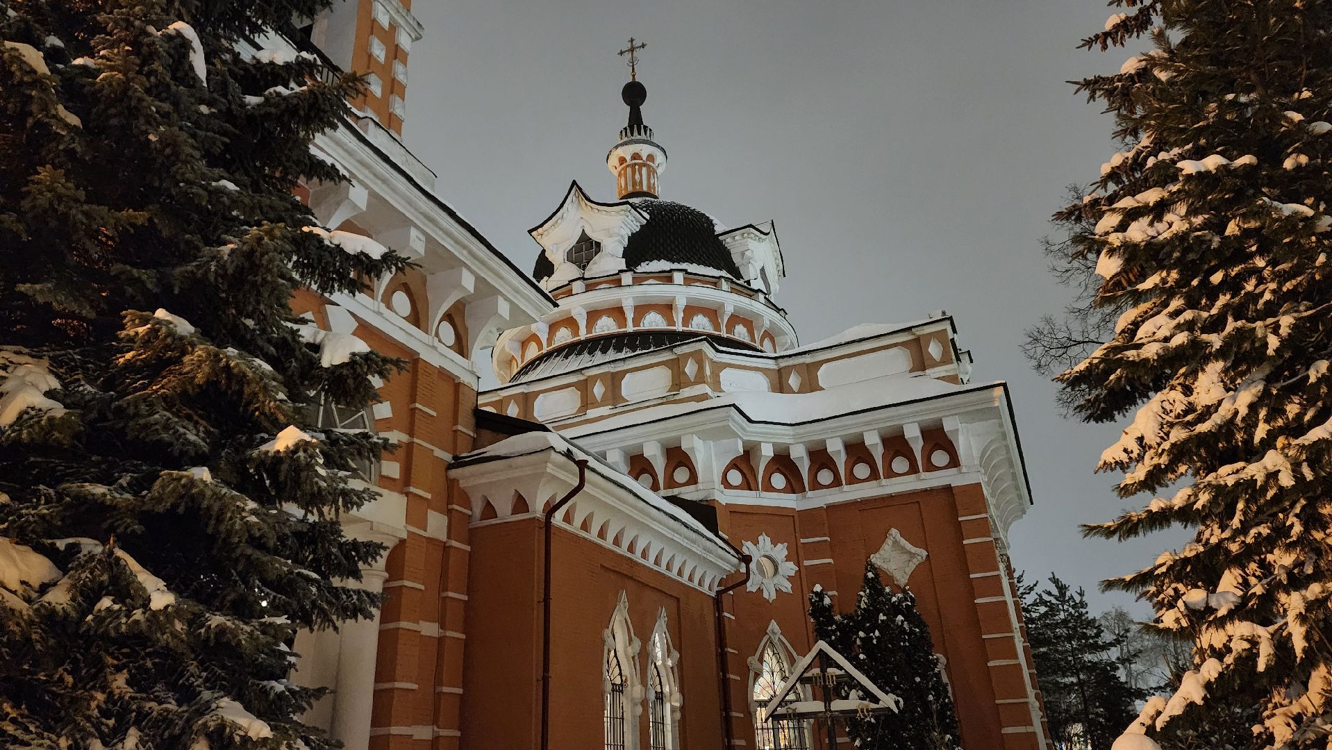 Подмосковье, Городской округ Пушкинский, Ивантеевка, Смоленской храм, крещение господне, служба,