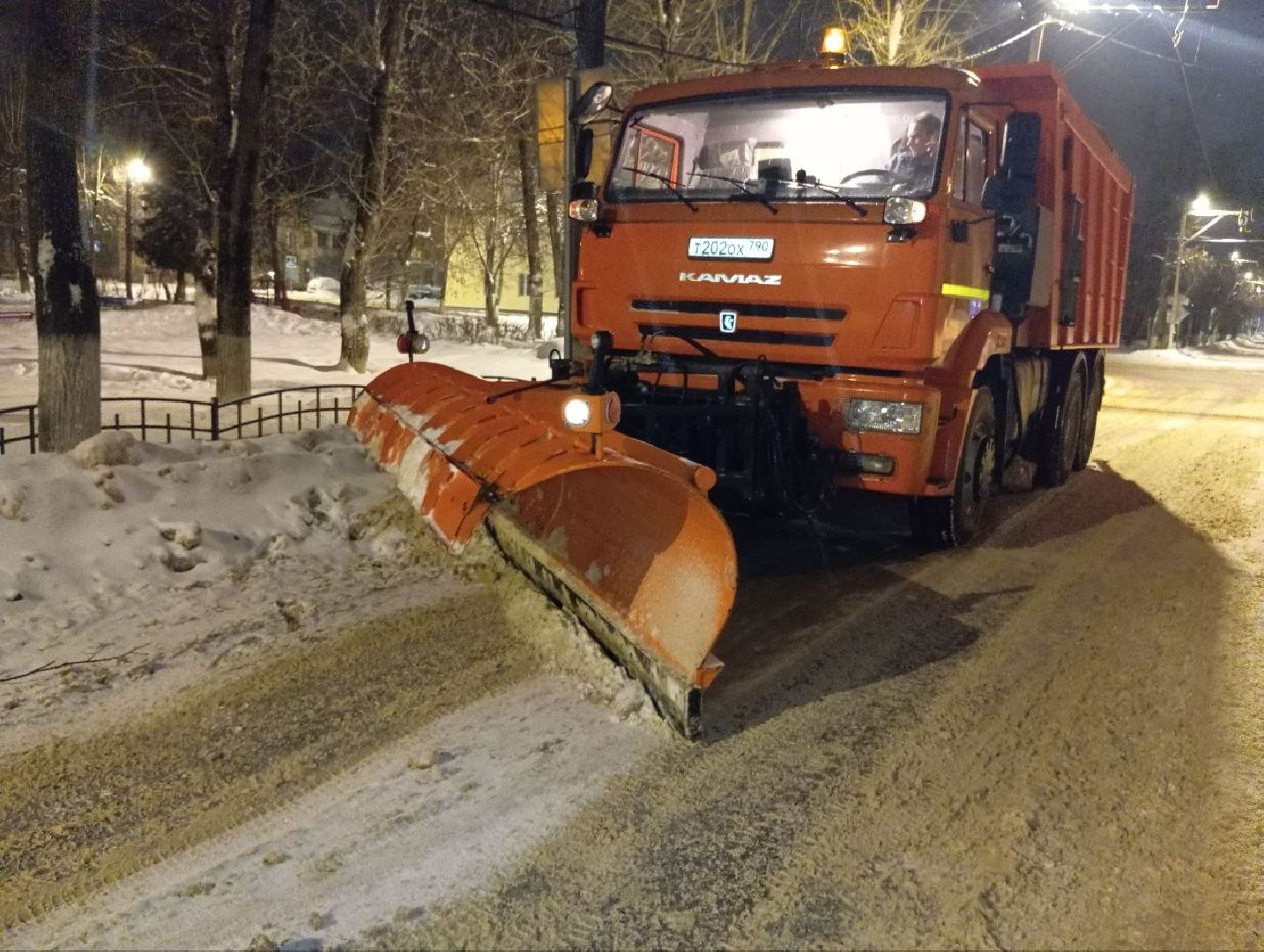 воскресенск, жкх, уборка снега, снегопад, коммунальная техника,
