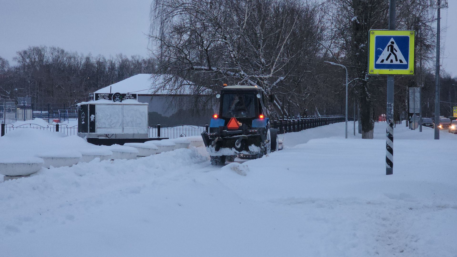 воскресенск, жкх, уборка снега, снегопад, коммунальная техника,