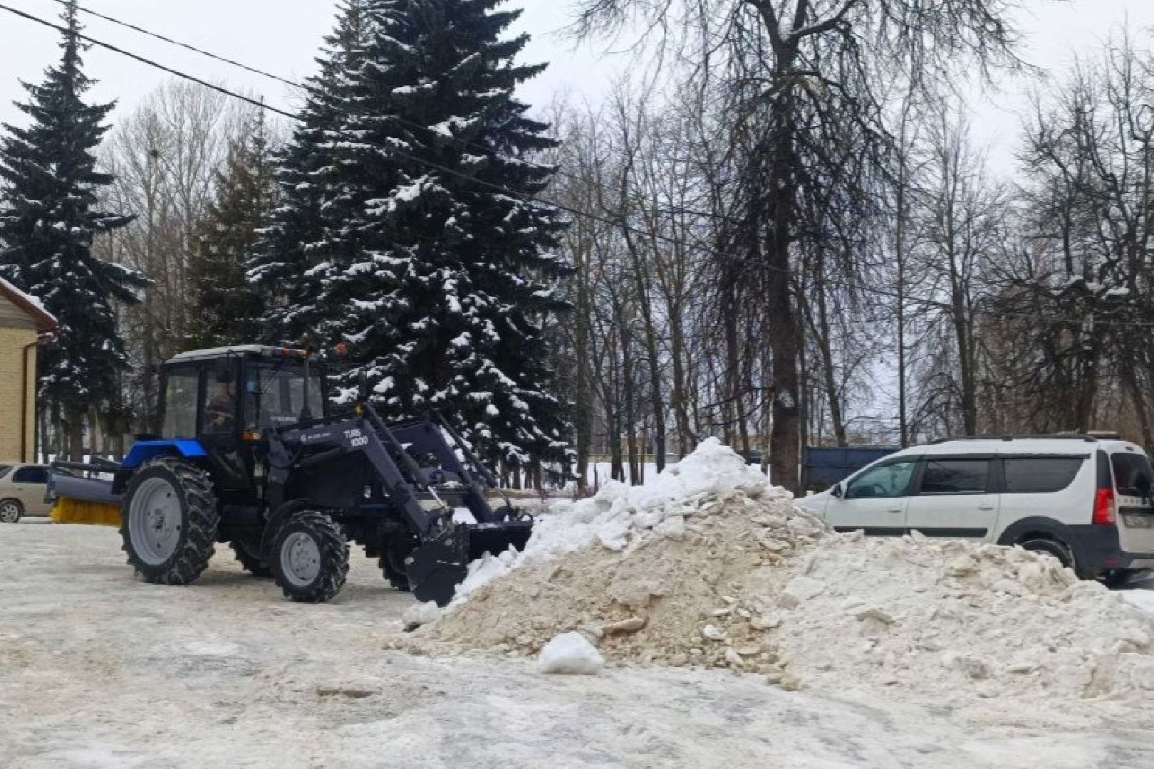 воскресенск, жкх, уборка снега, снегопад, коммунальная техника,