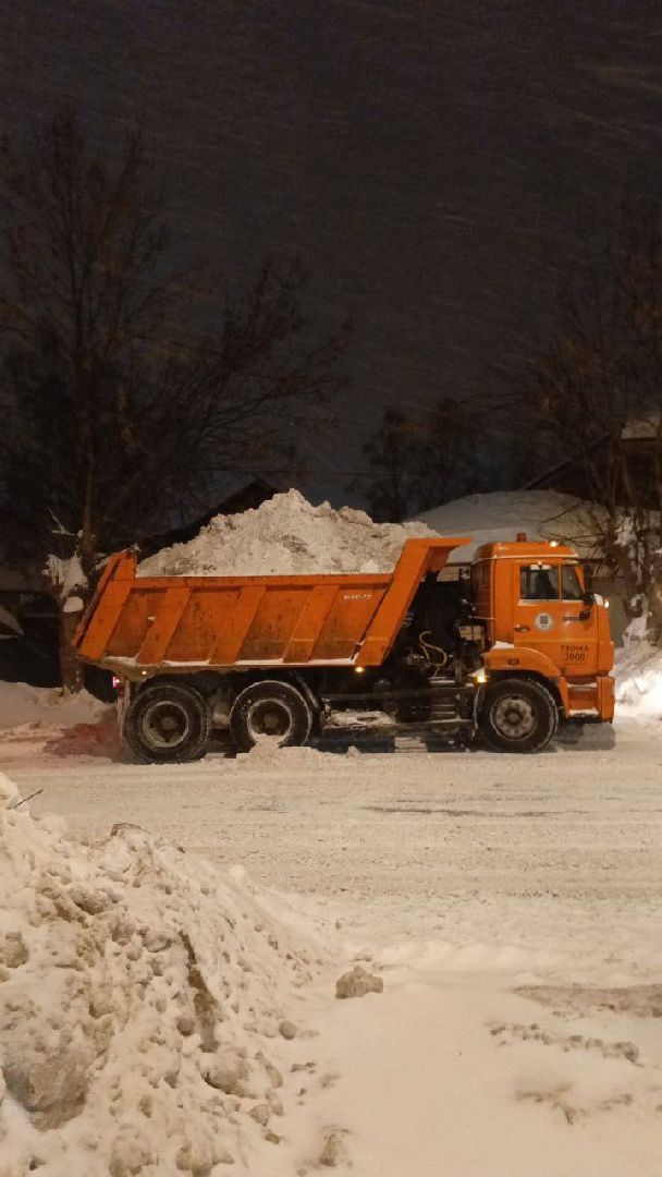 пушкино, снегопад, коммунальная техника, коммунальное предприятие, уборка снега,