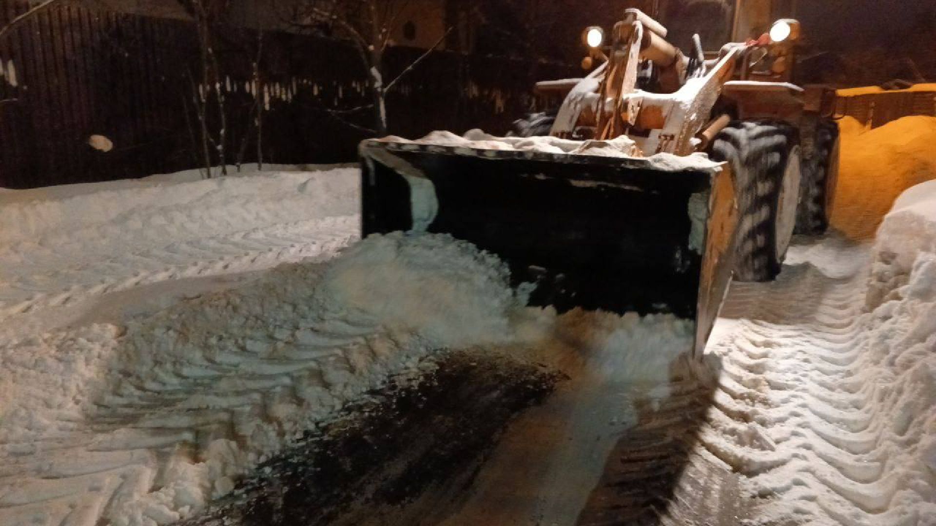 пушкино, снегопад, коммунальная техника, коммунальное предприятие, уборка снега,