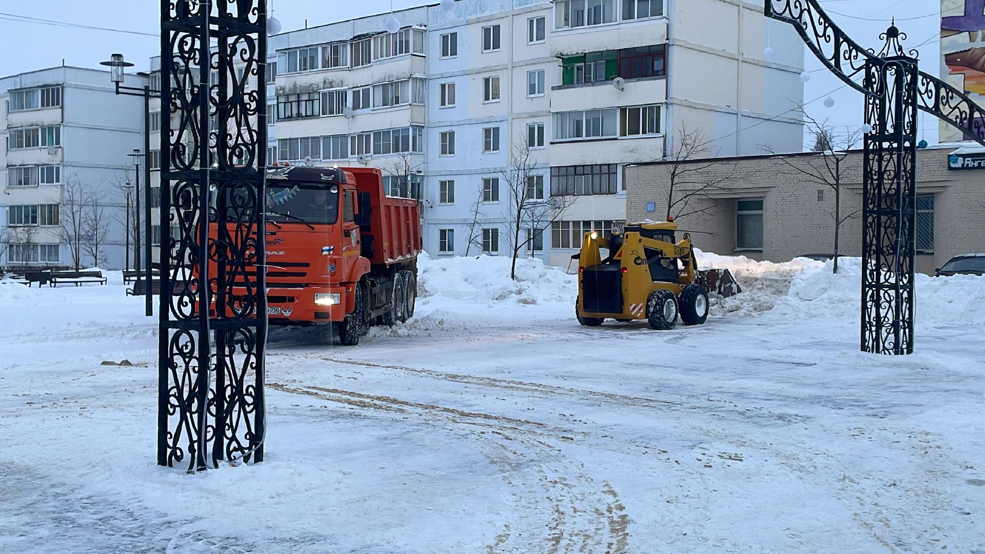 Волоколамск, уборка снега, коммунальная техника, коммунальное хозяйство, дороги,
