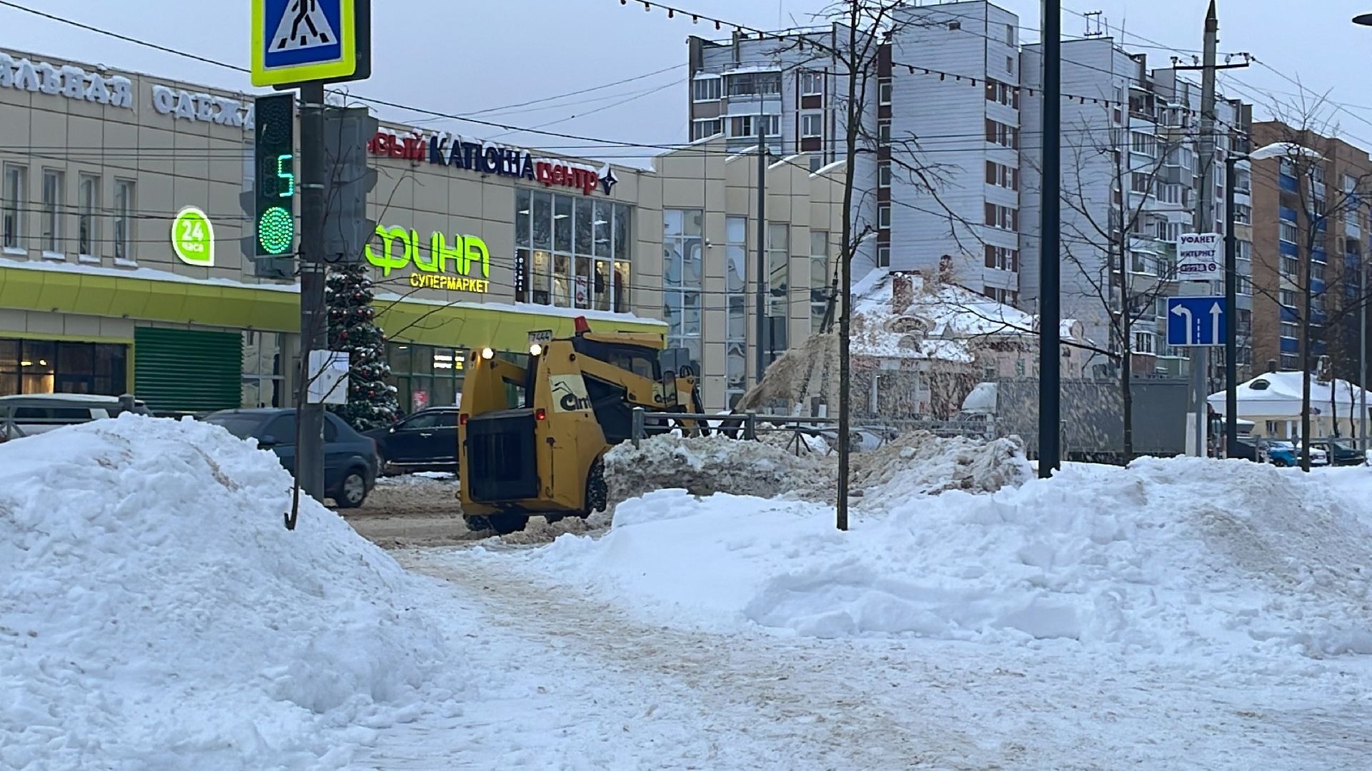 Волоколамск, уборка снега, коммунальная техника, коммунальное хозяйство, дороги,