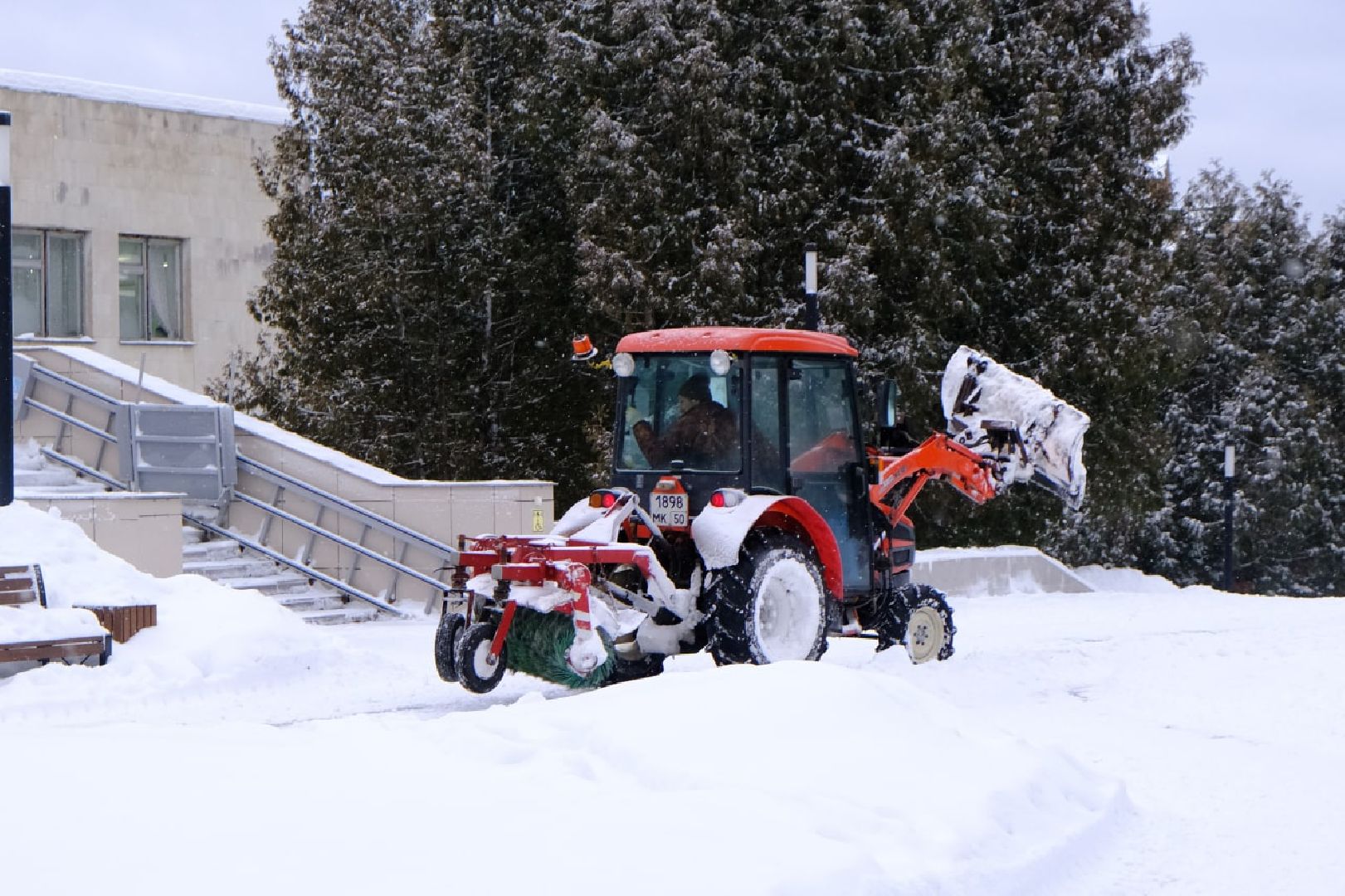 пущино, благоустойство, уборка снега,