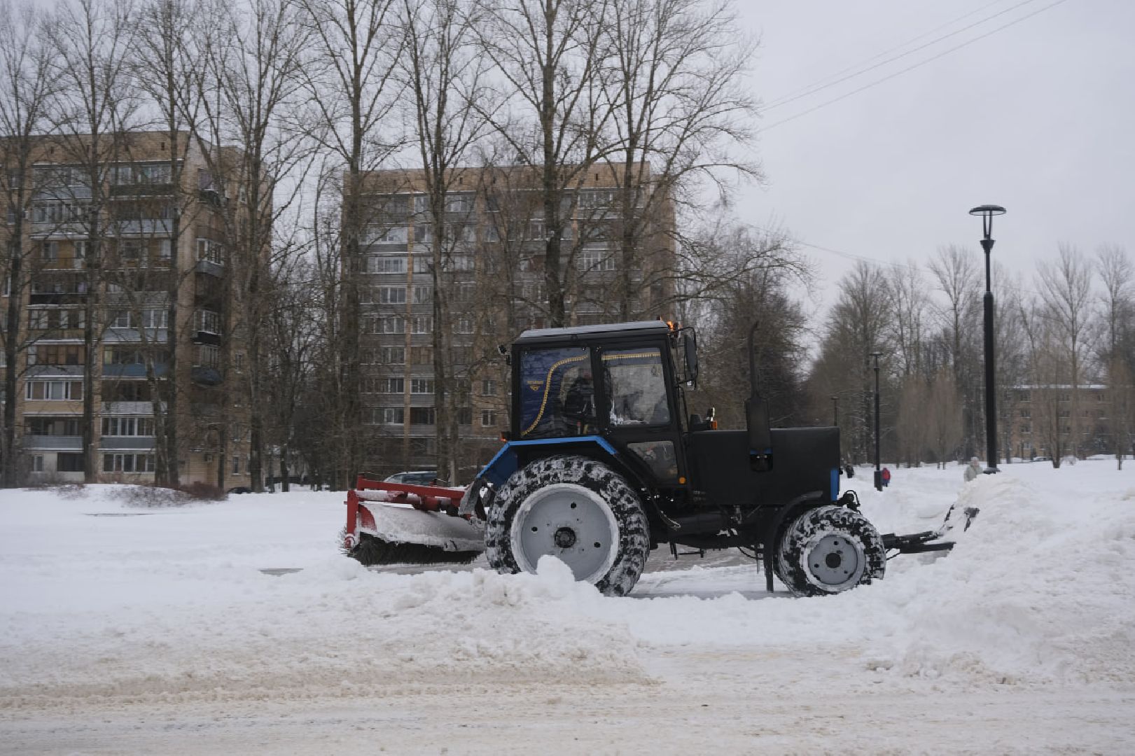 пущино, благоустойство, уборка снега,