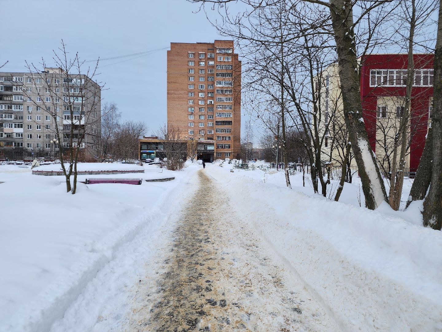 жкх, снегоуборочная техника, снегопад, фрязино, коммунальные службы,