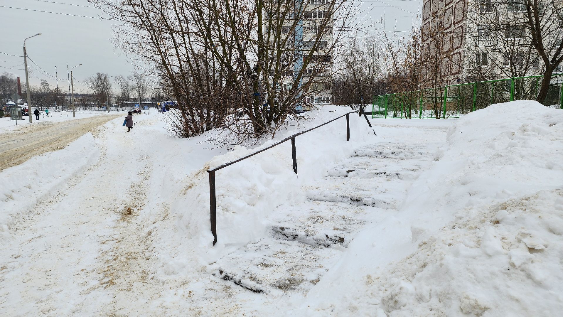 жкх, коммунальщики, метель, снегопад, Лосино-Петровский,