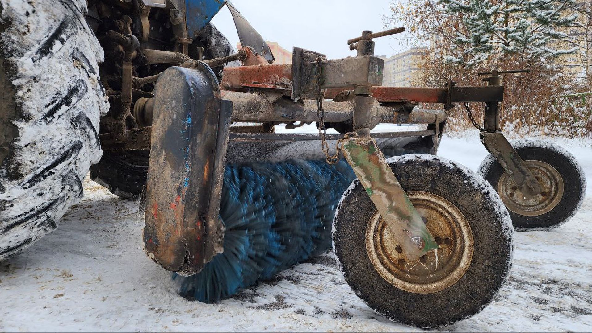 жкх, коммунальщики, метель, снегопад, Лосино-Петровский,