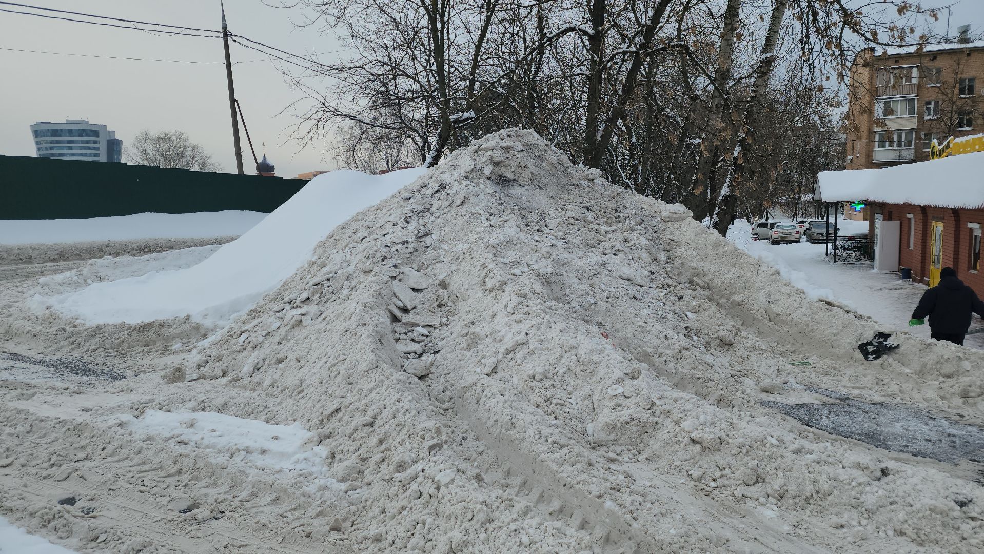 мытищи, жкх, уборка снега, снегопад,