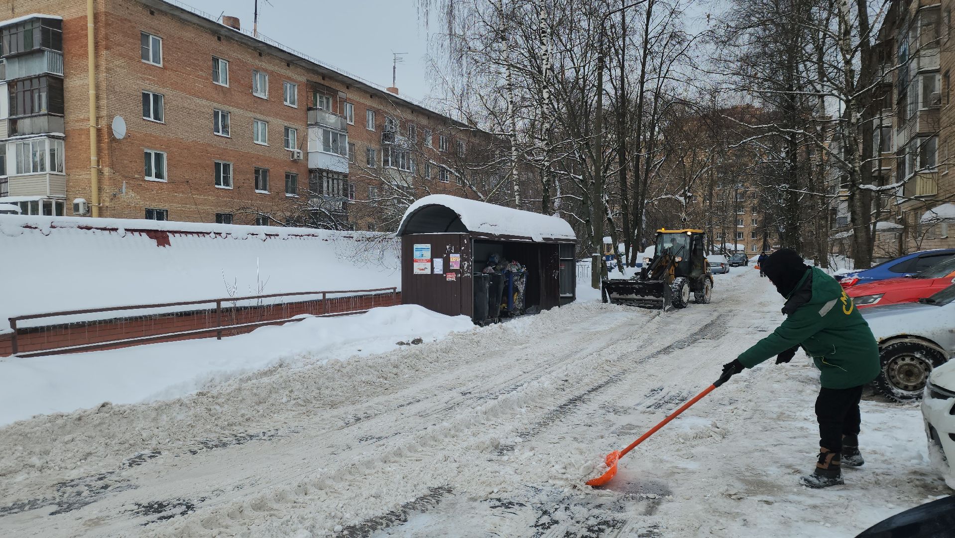 мытищи, жкх, уборка снега, снегопад,