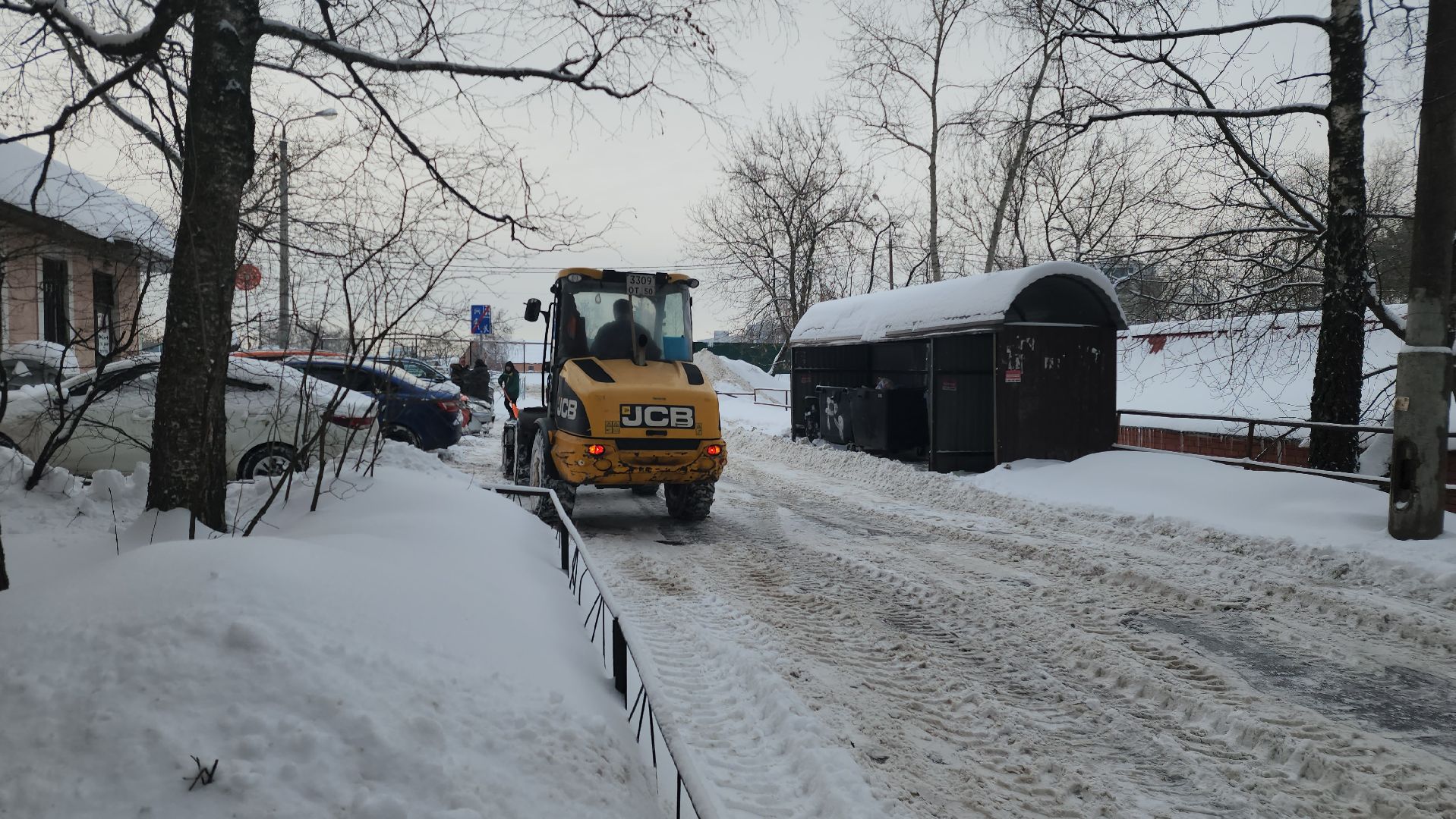 мытищи, жкх, уборка снега, снегопад,