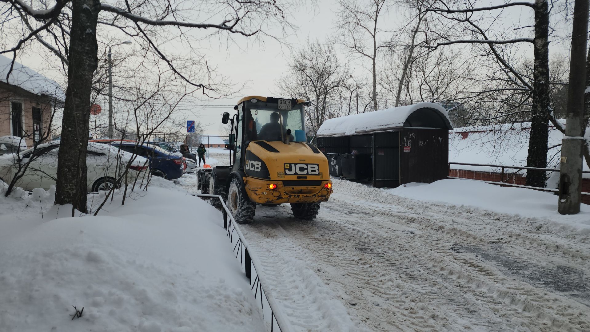 мытищи, жкх, уборка снега, снегопад,