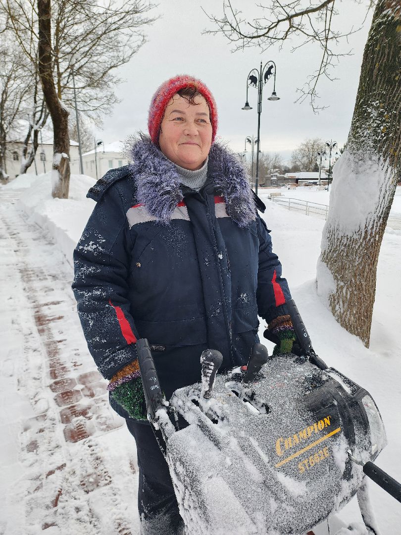 снегопад, уборка снега,коммунальная техника, коммунальщики, руза, рузский городской округ, московская область, благоустройство,