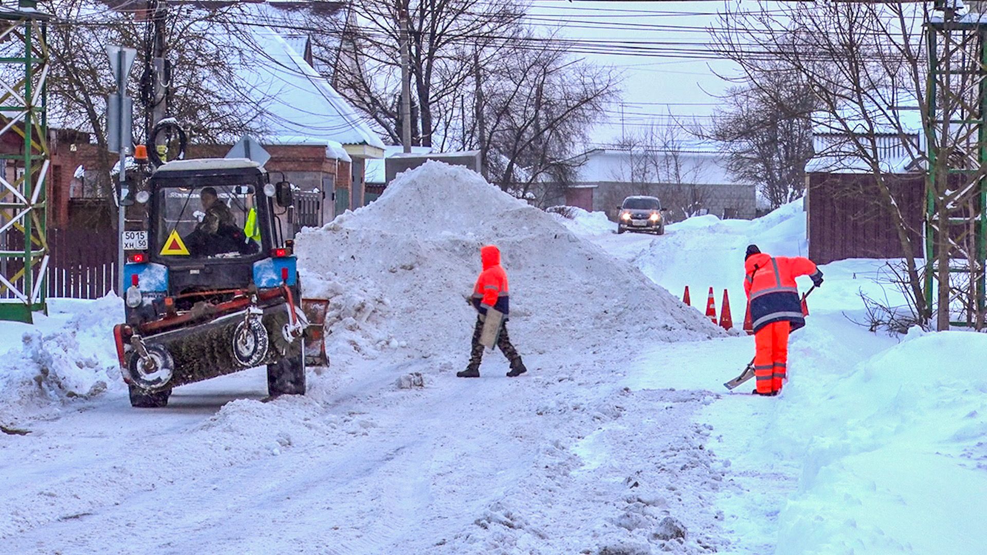 Клин, общество, снег, зима, ЖКХ, уборка снега,