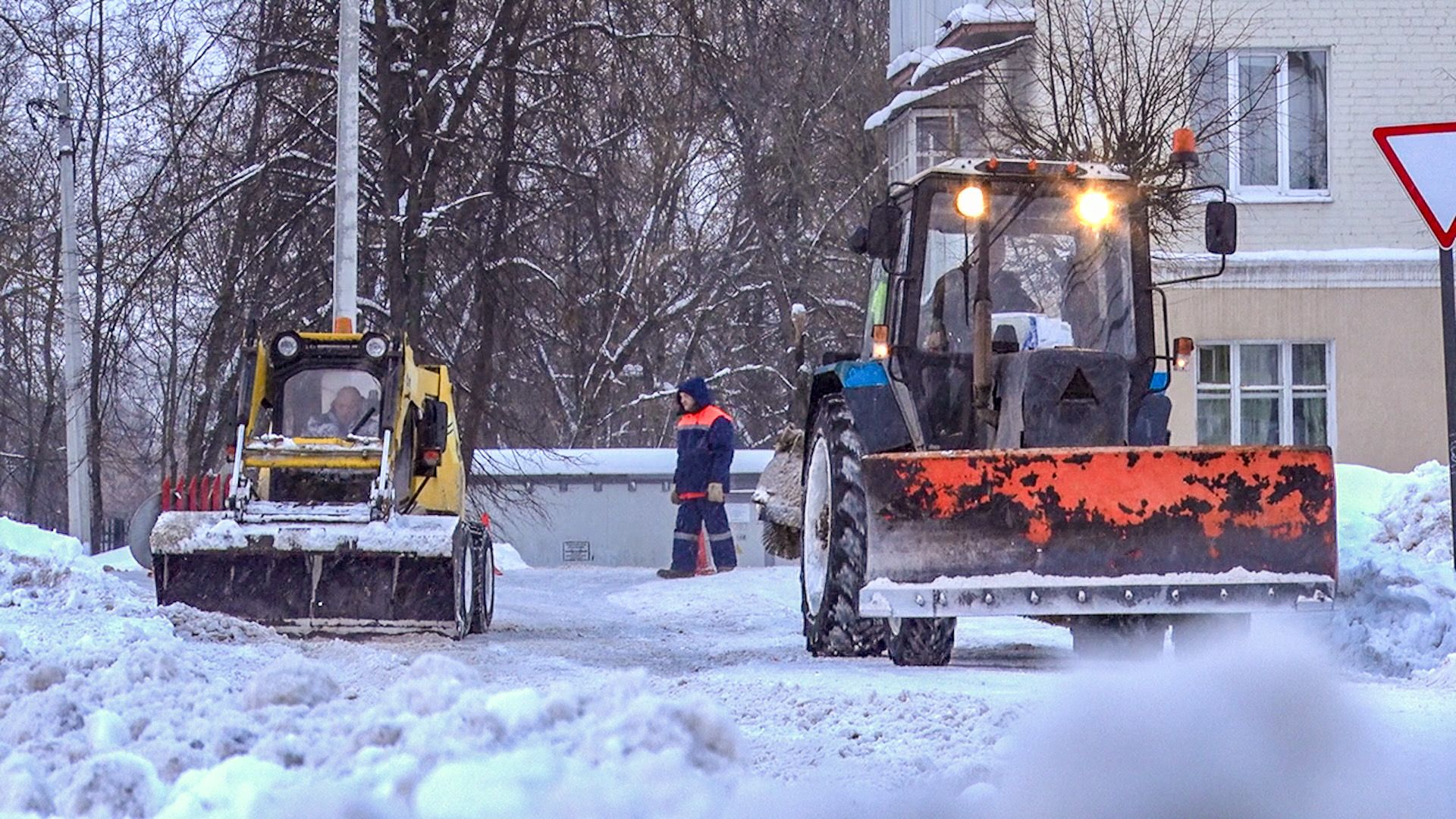 Клин, общество, снег, зима, ЖКХ, уборка снега,