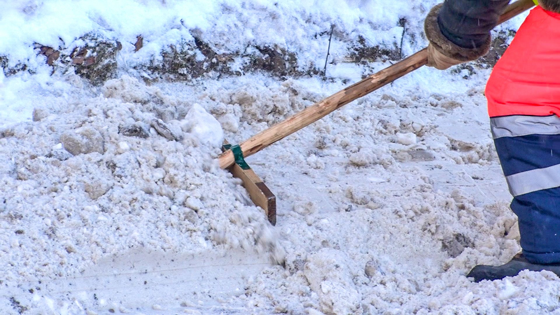 Клин, общество, зима, снег, уборка дорог,