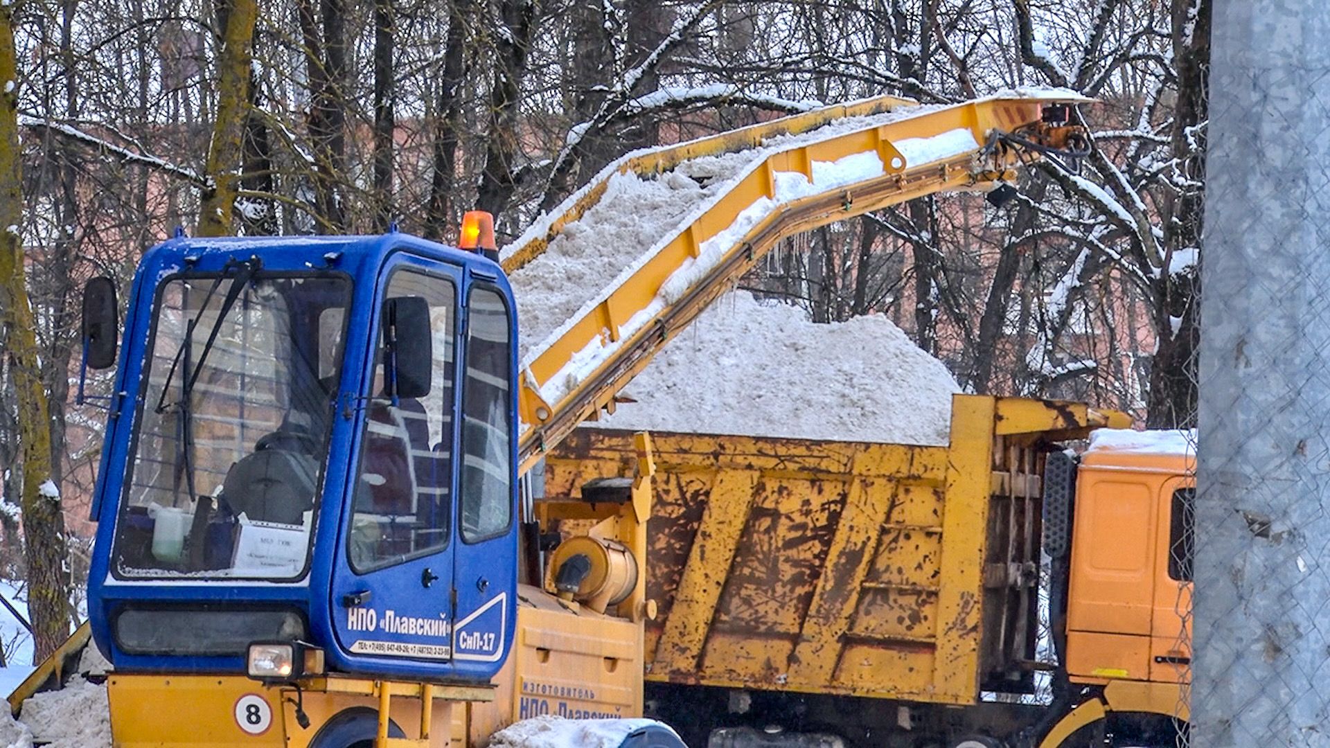 Клин, общество, зима, снег, уборка дорог,